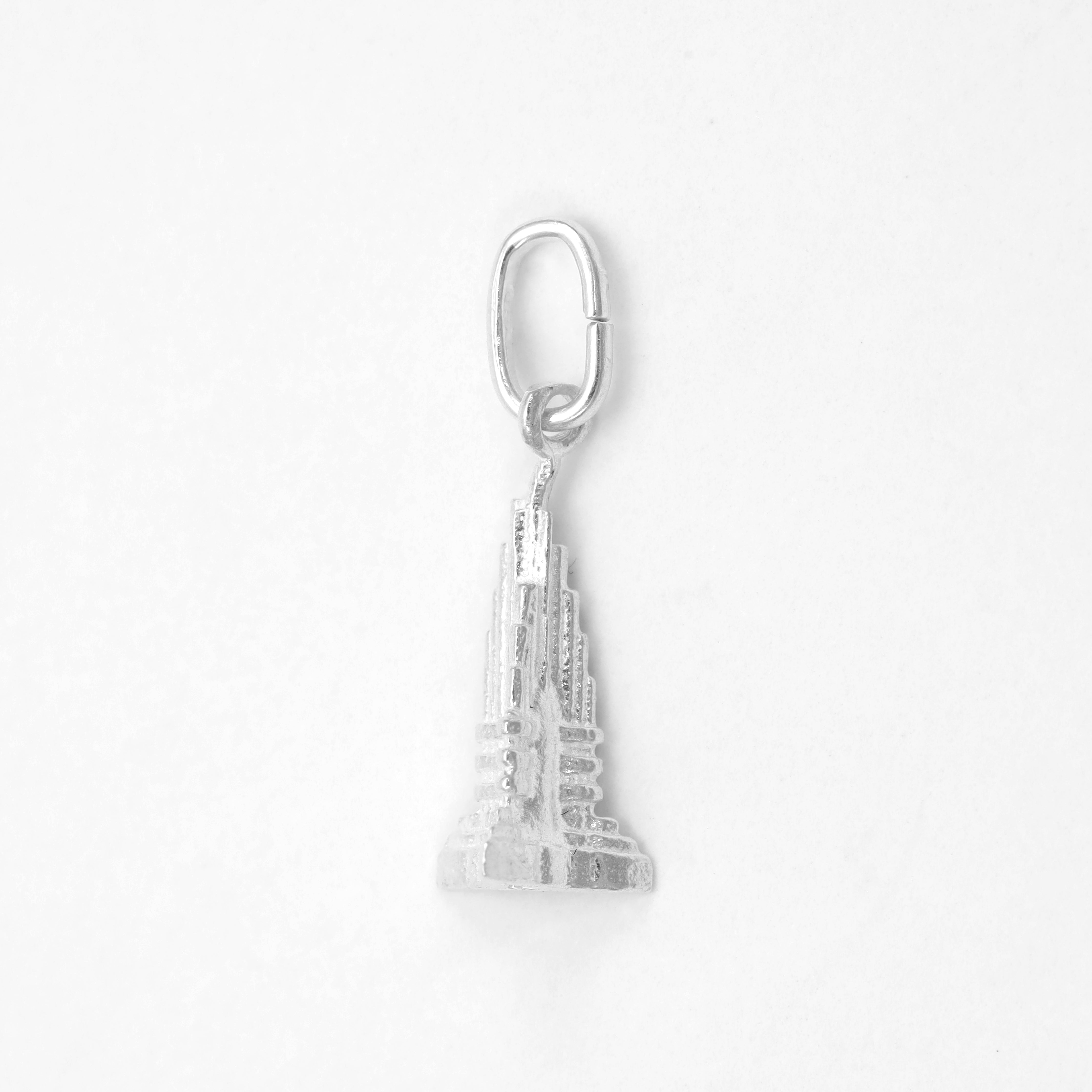 Klein Burj Khalifa Anhänger aus 925 Sterlingsilber (PE439) - Taipan Schmuck