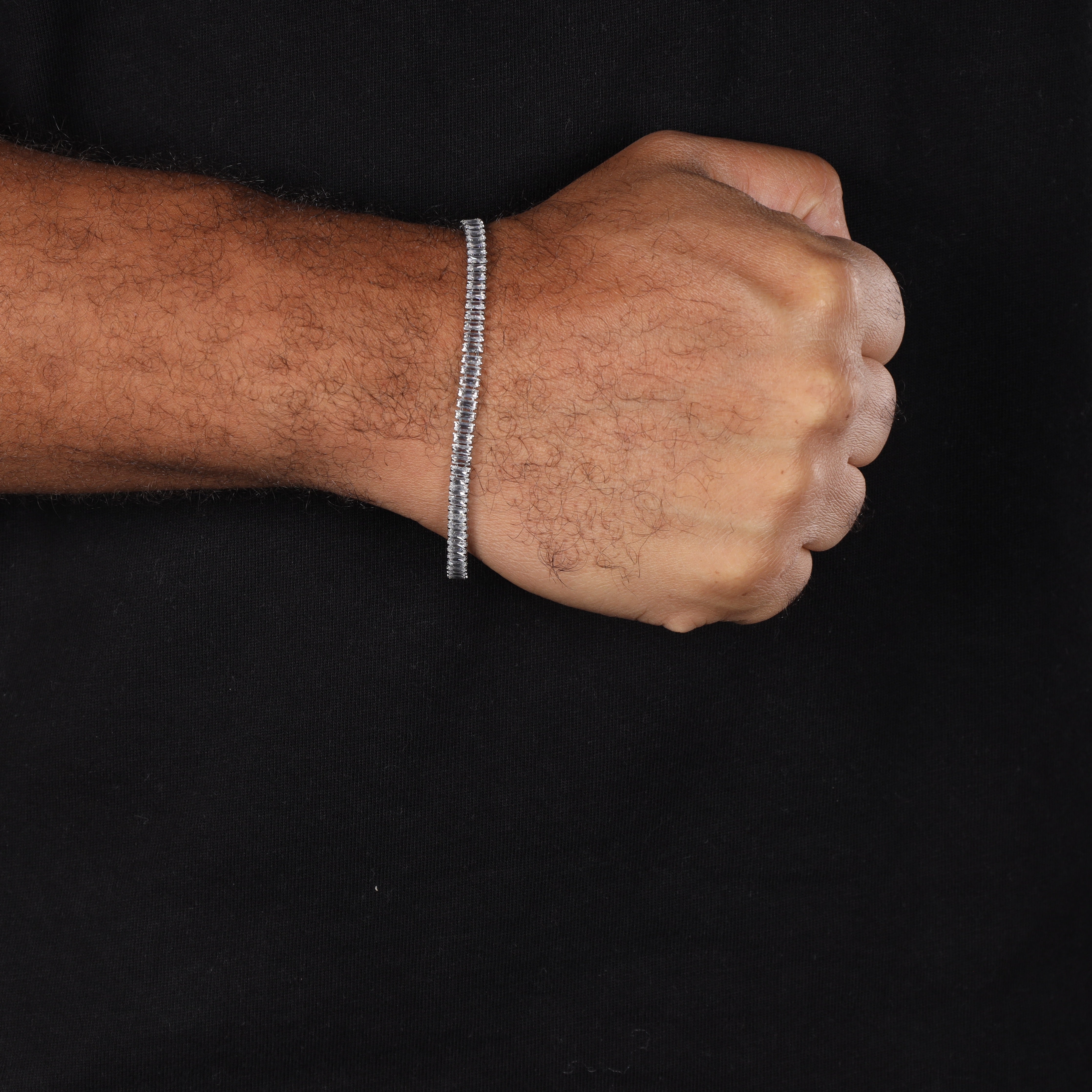 4,5mm Tennis Chain Armband aus Edelstahl - Taipan Schmuck