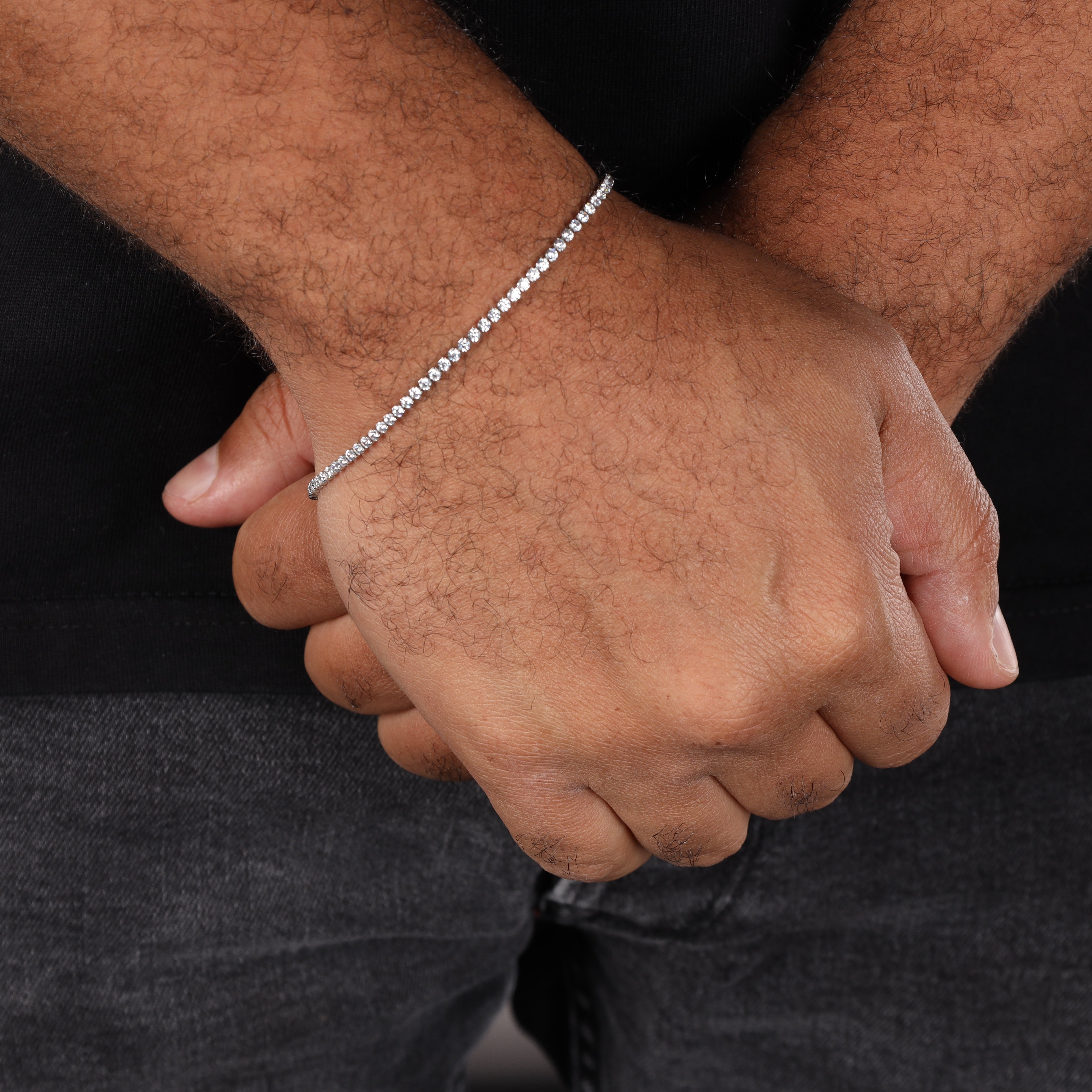 2mm Tennis Chain Armband aus Edelstahl - Taipan Schmuck