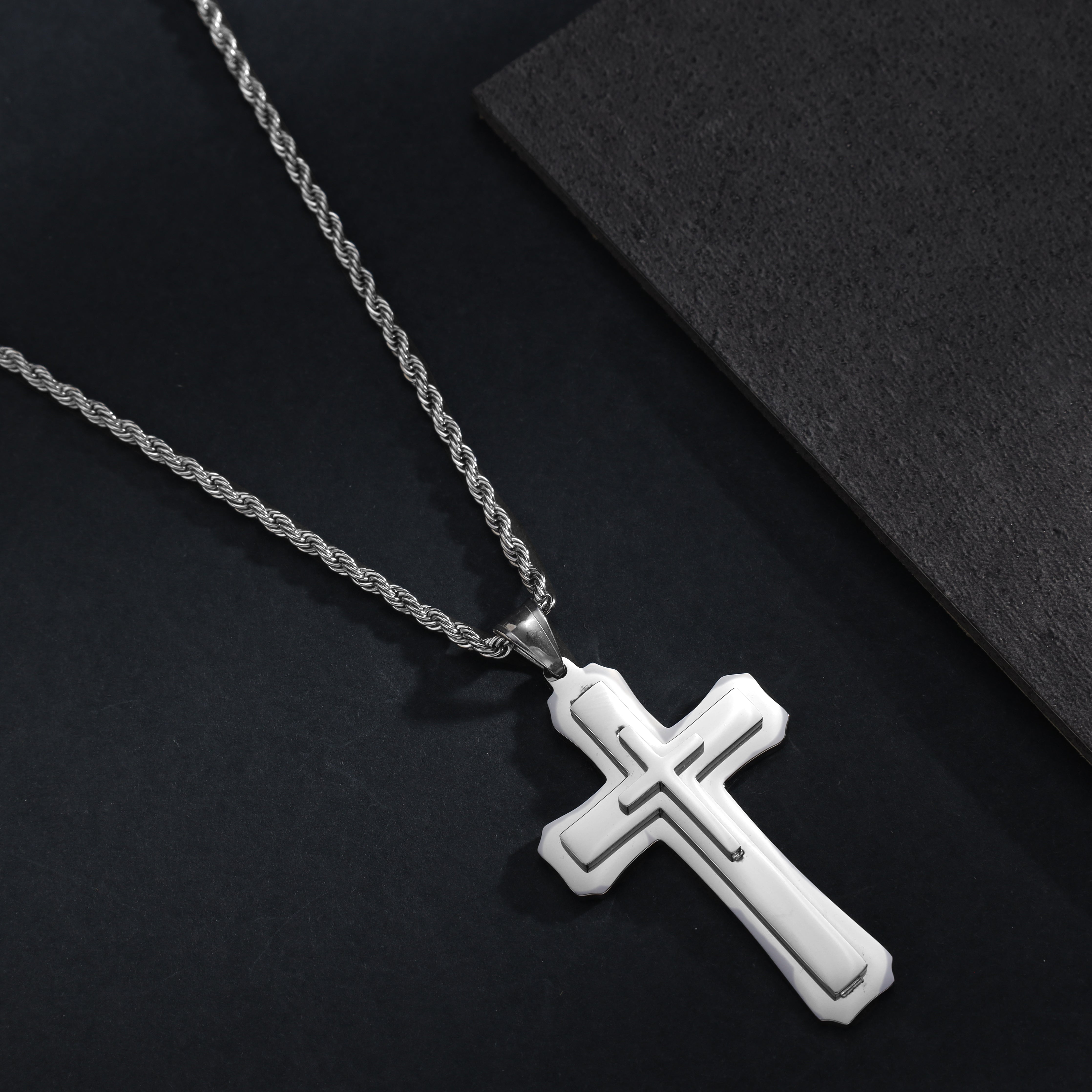 Verschiedene Kreuz Anhänger aus Edelstahl - Taipan Schmuck