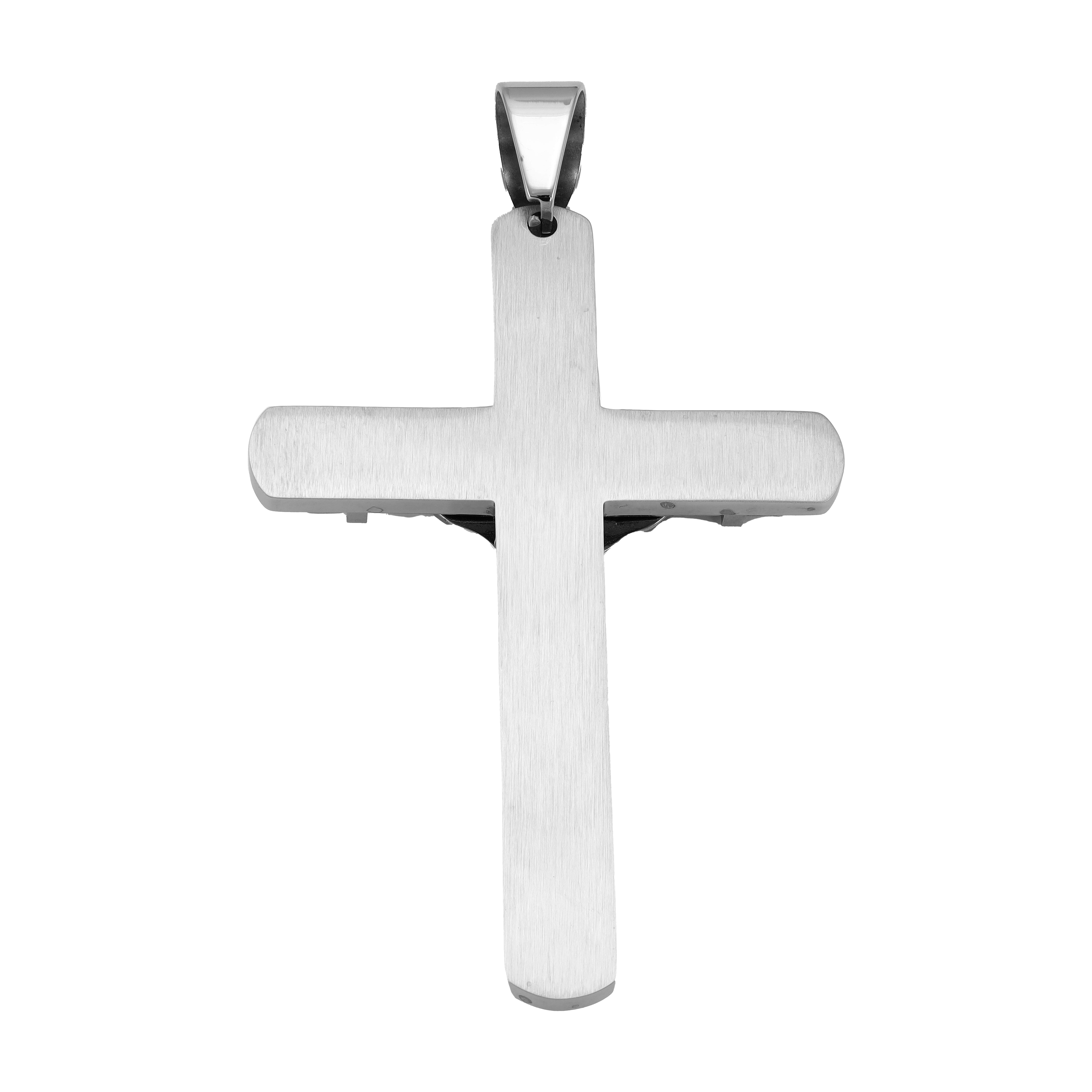 Sehr Großer Kreuz Anhänger aus Edelstahl - Taipan Schmuck