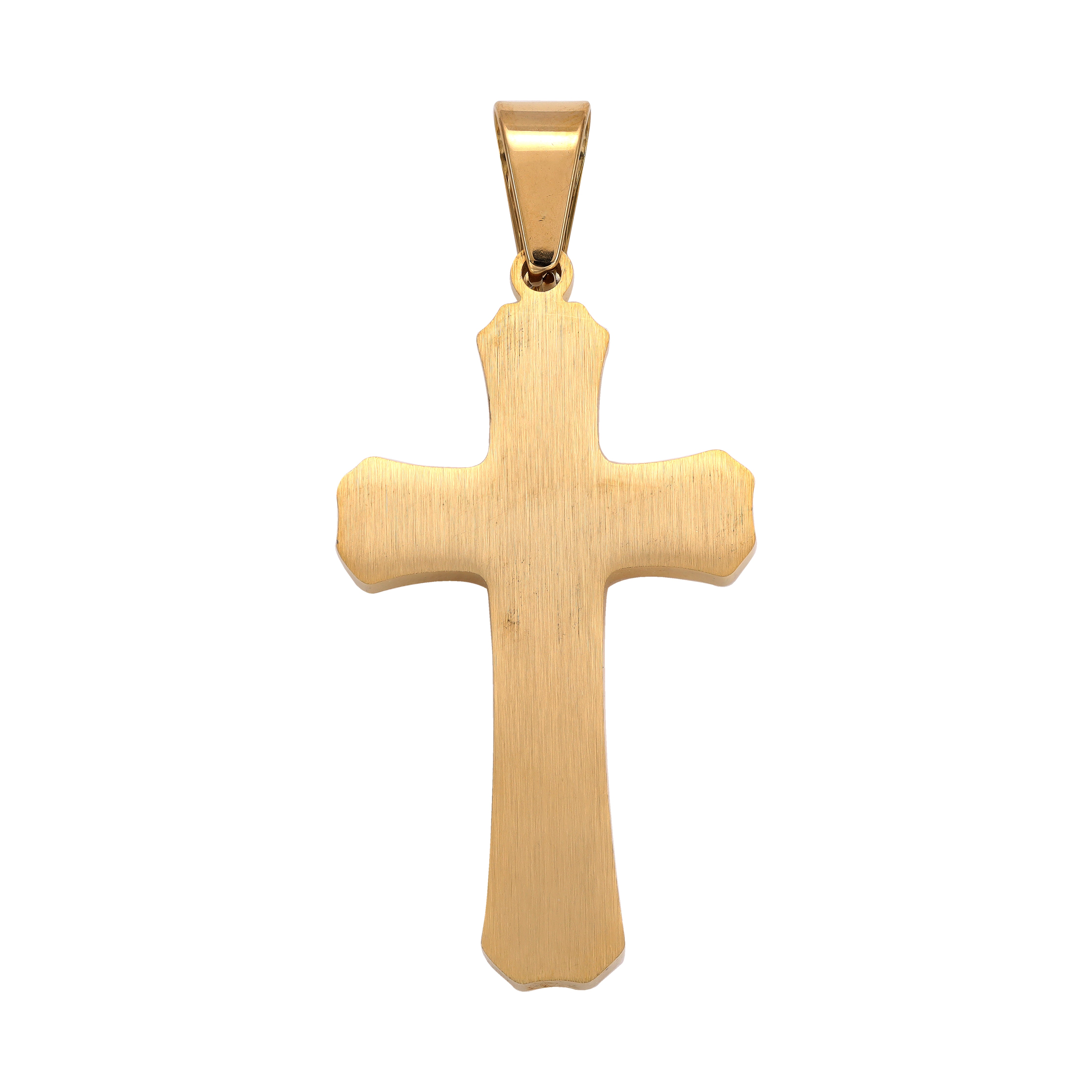 Verschiedene Kreuz Anhänger aus Edelstahl 18K vergoldet - Taipan Schmuck
