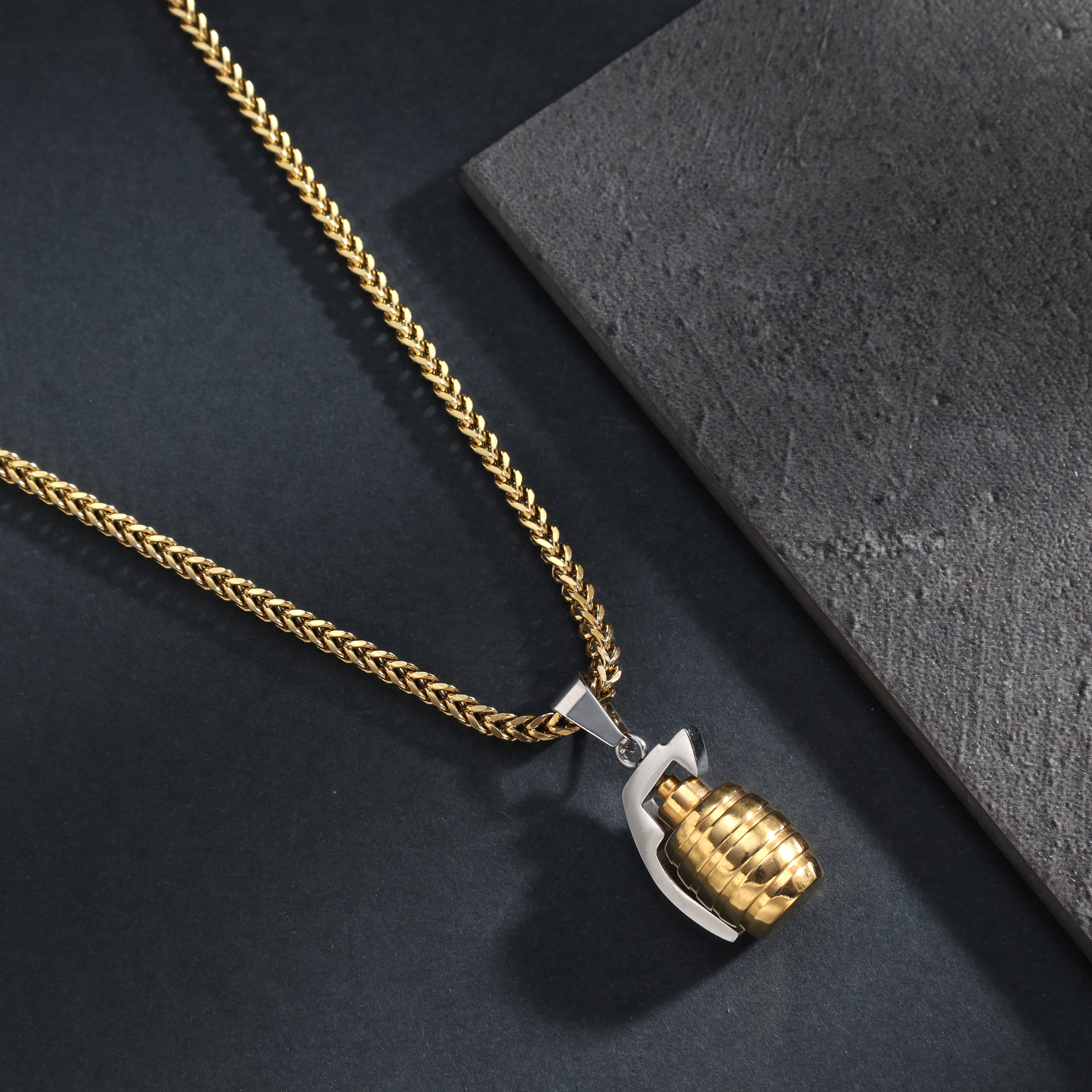 Verschiedene Anhänger aus Edelstahl 18K Vergoldet - Taipan Schmuck