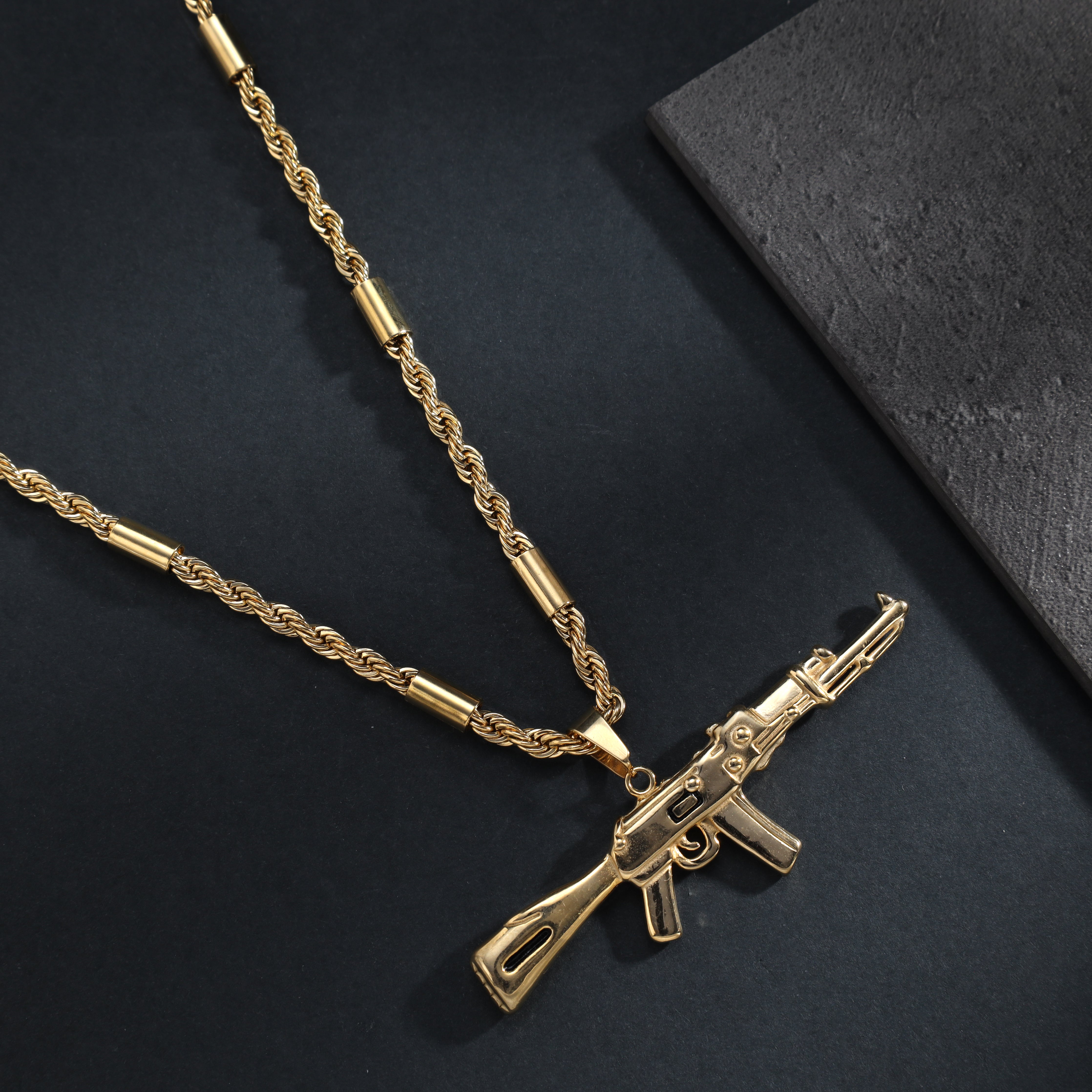 Verschiedene Anhänger aus Edelstahl 18K Vergoldet - Taipan Schmuck