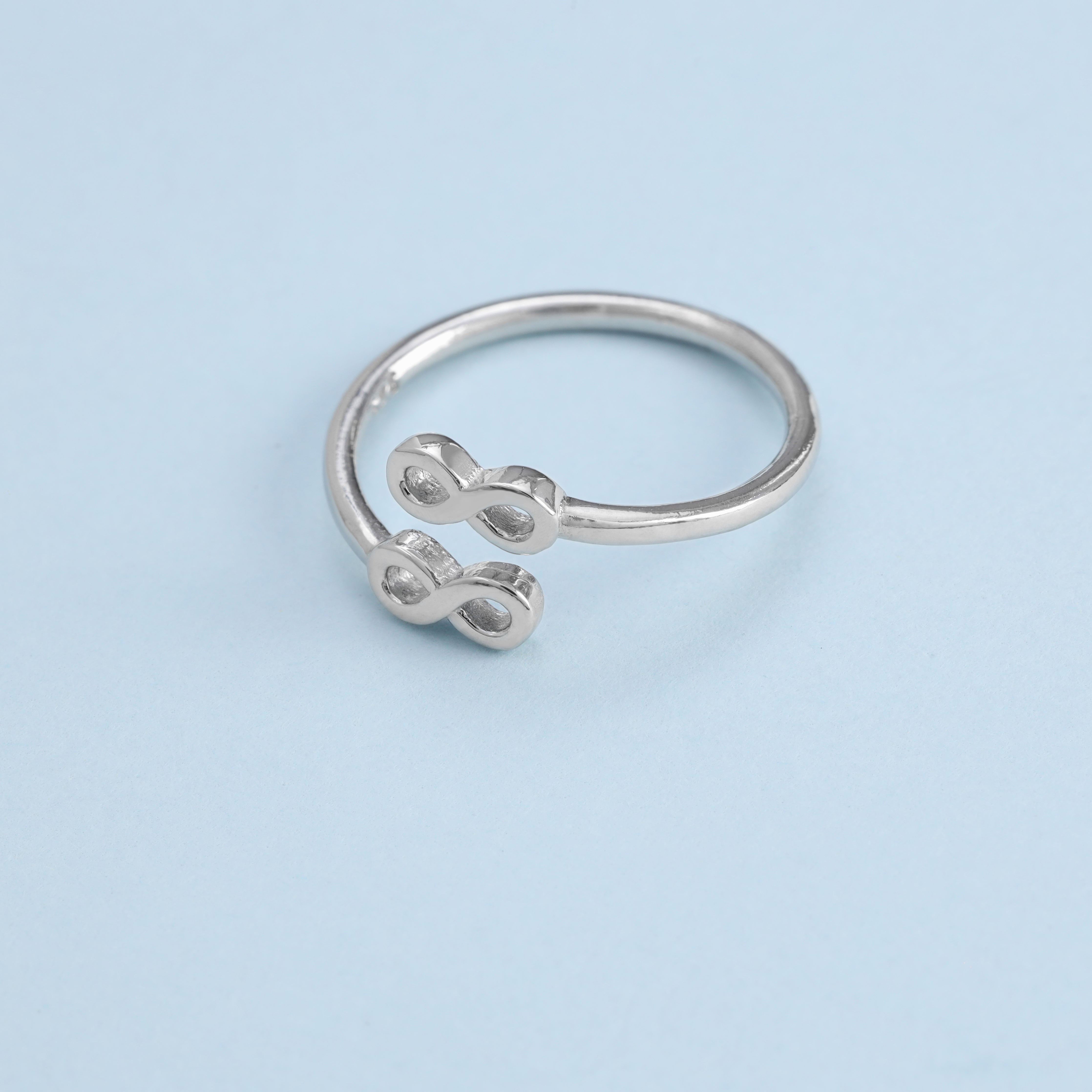 Damen Silberring Infinity Ring aus 925 Sterlingsilber - Taipan Schmuck