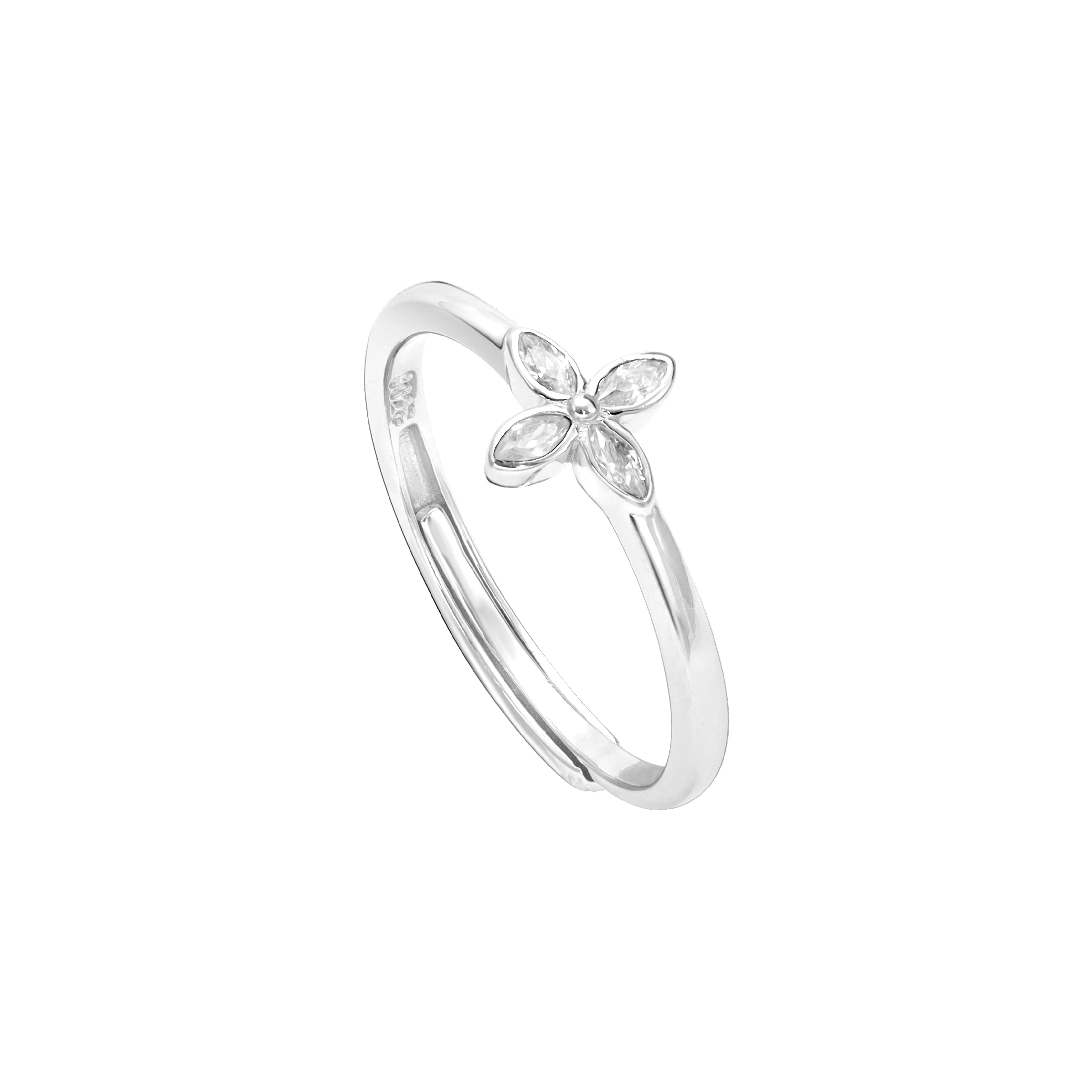 Damen Silberring Zirkonia Ring aus 925 Sterlingsilber - Taipan Schmuck