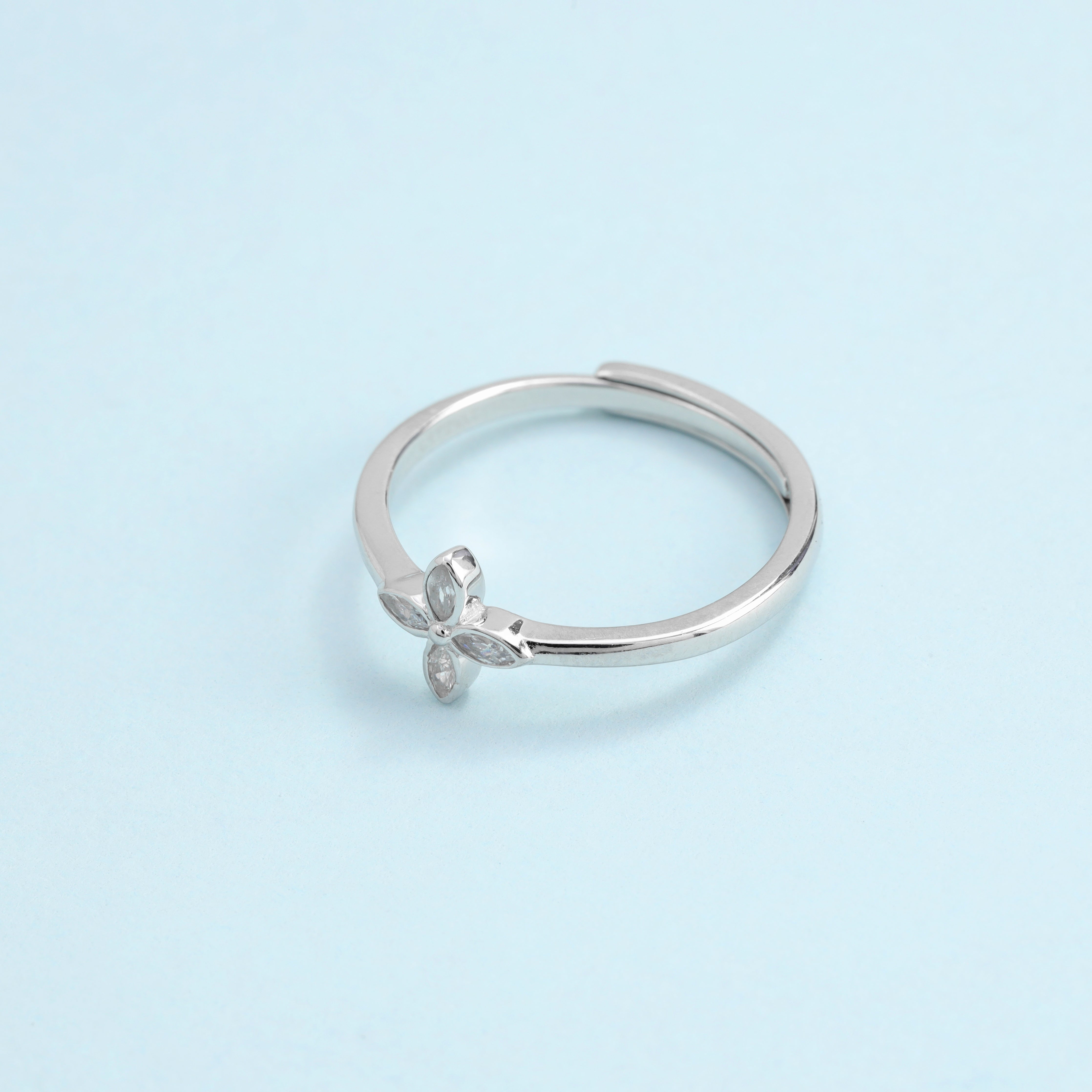 Damen Silberring Zirkonia Ring aus 925 Sterlingsilber - Taipan Schmuck