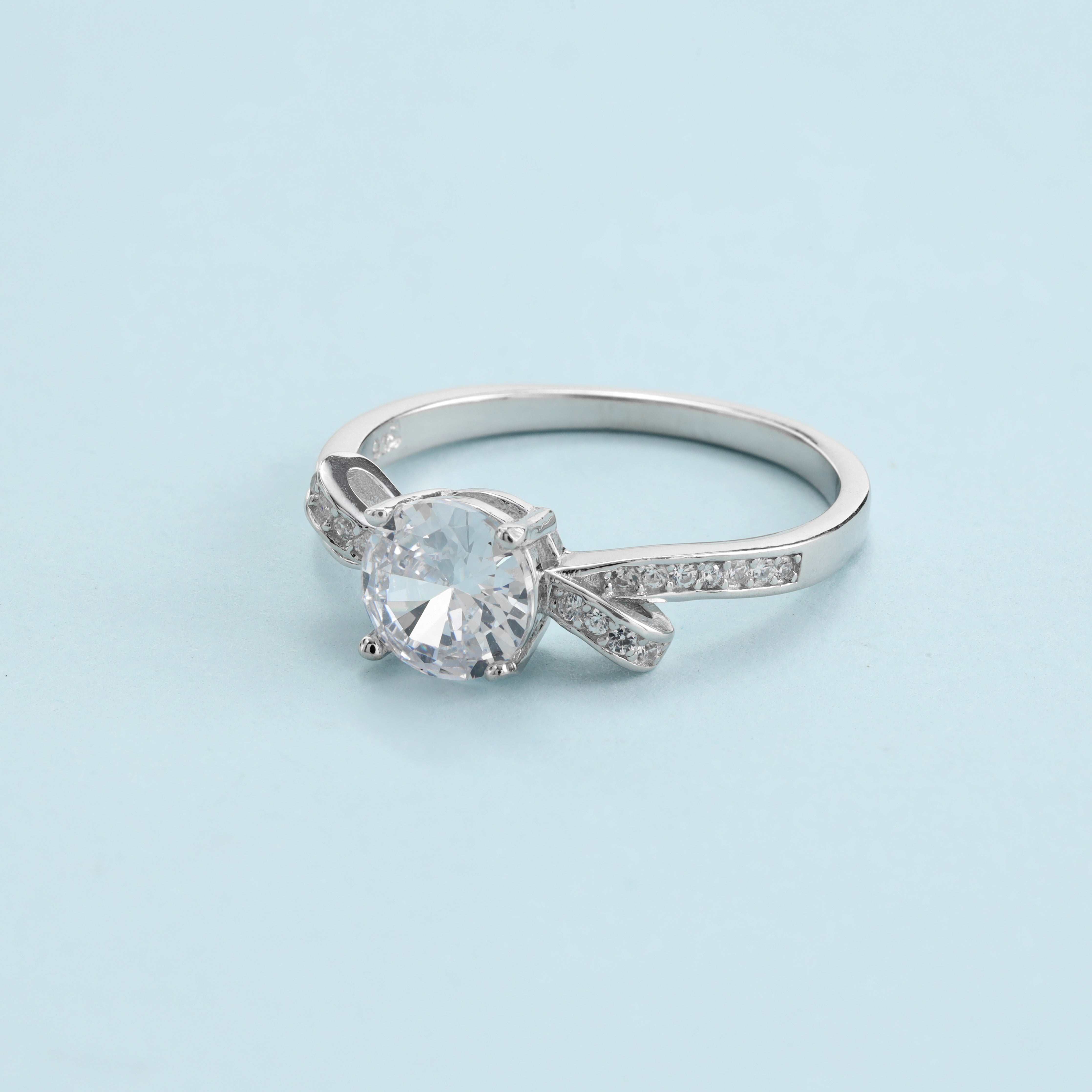 Damen Silberring Zirkonia Ring Größe 5-9 aus 925 Sterlingsilber - Taipan Schmuck