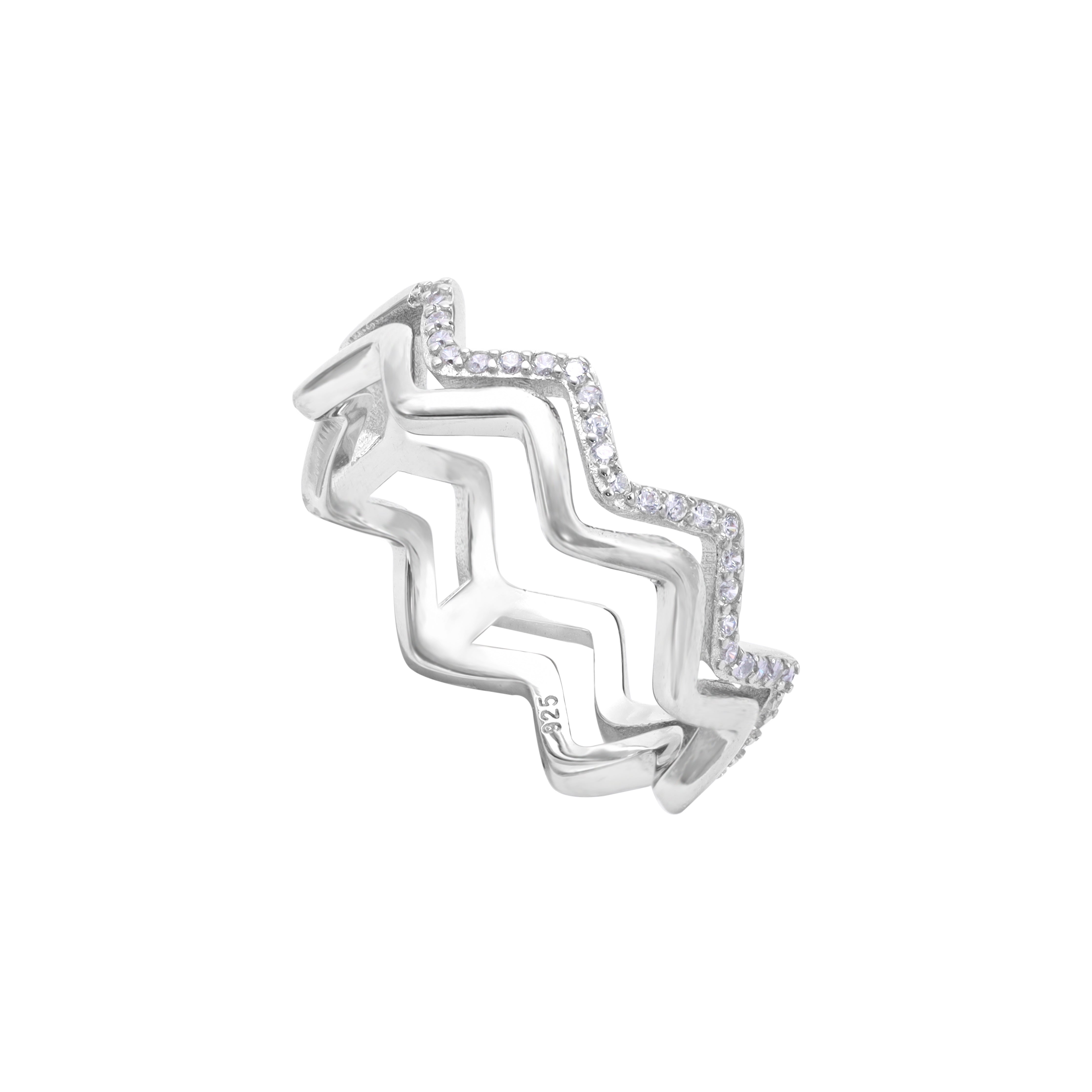 Damen Silberring Größe 6-8 aus 925 Sterlingsilber - Taipan Schmuck