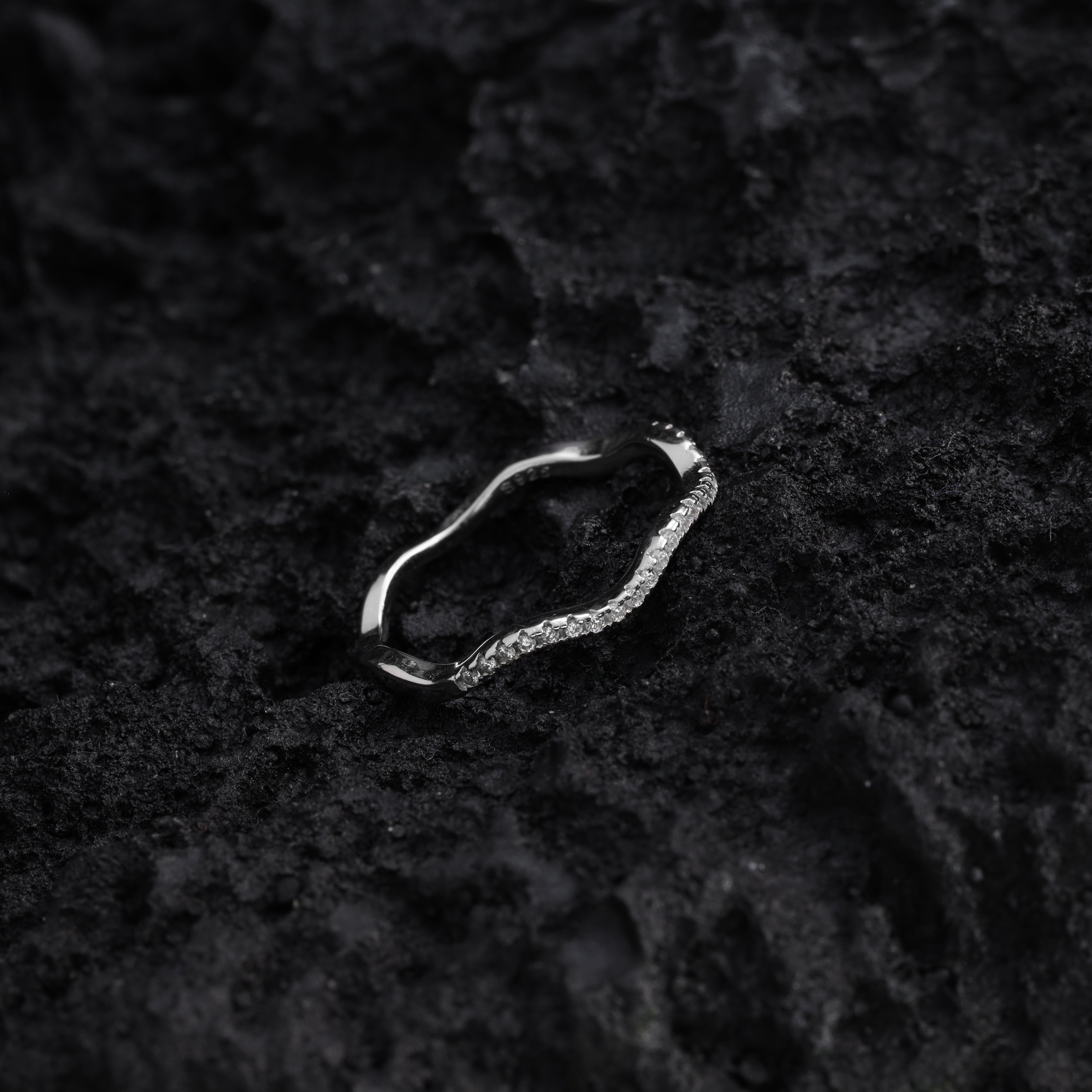 Feiner Damen Silberring Zirkonia Ring Größe 6-8 aus 925 Sterlingsilber - Taipan Schmuck