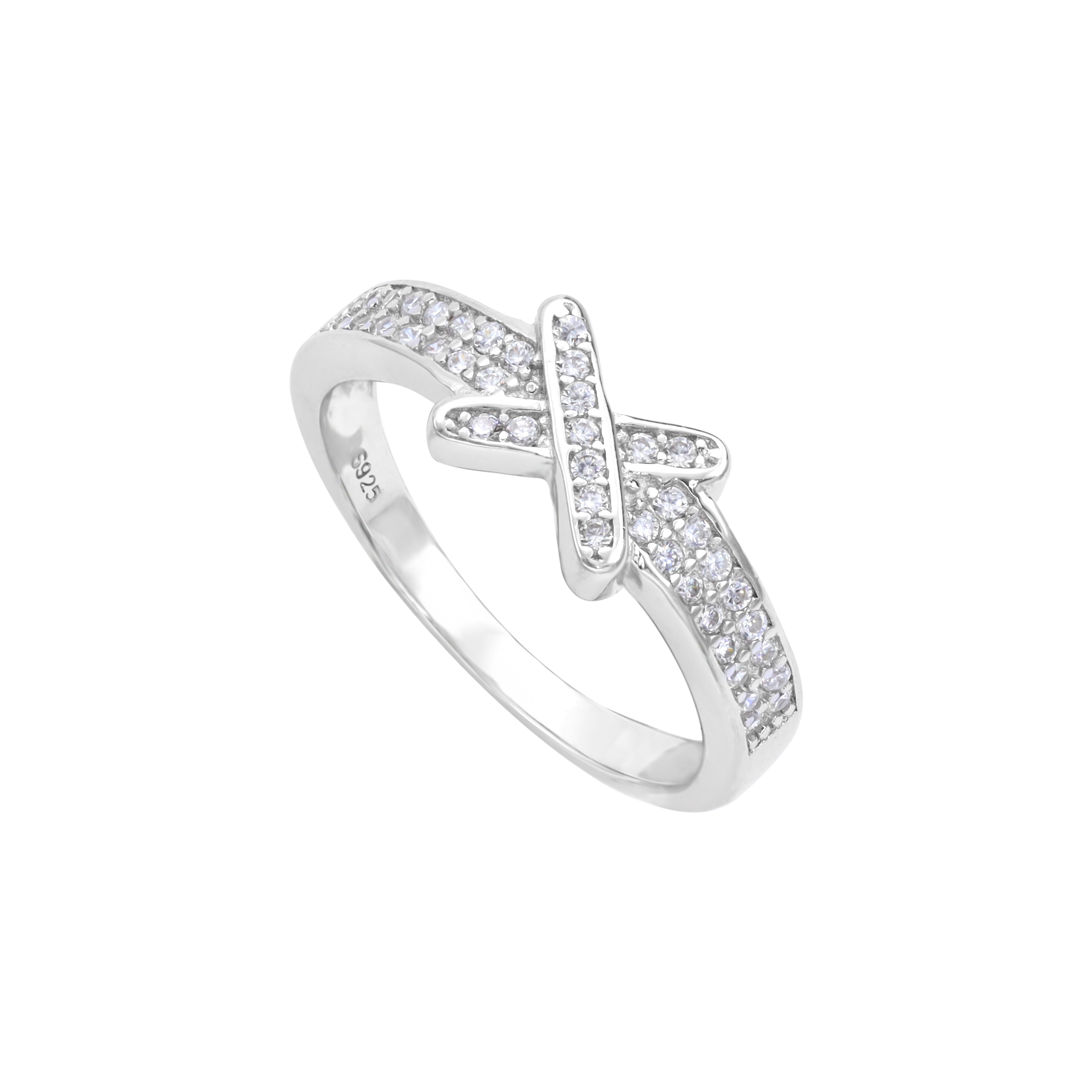 Damen Silberring Zirkonia Ring Größe 6-9 aus 925 Sterlingsilber - Taipan Schmuck