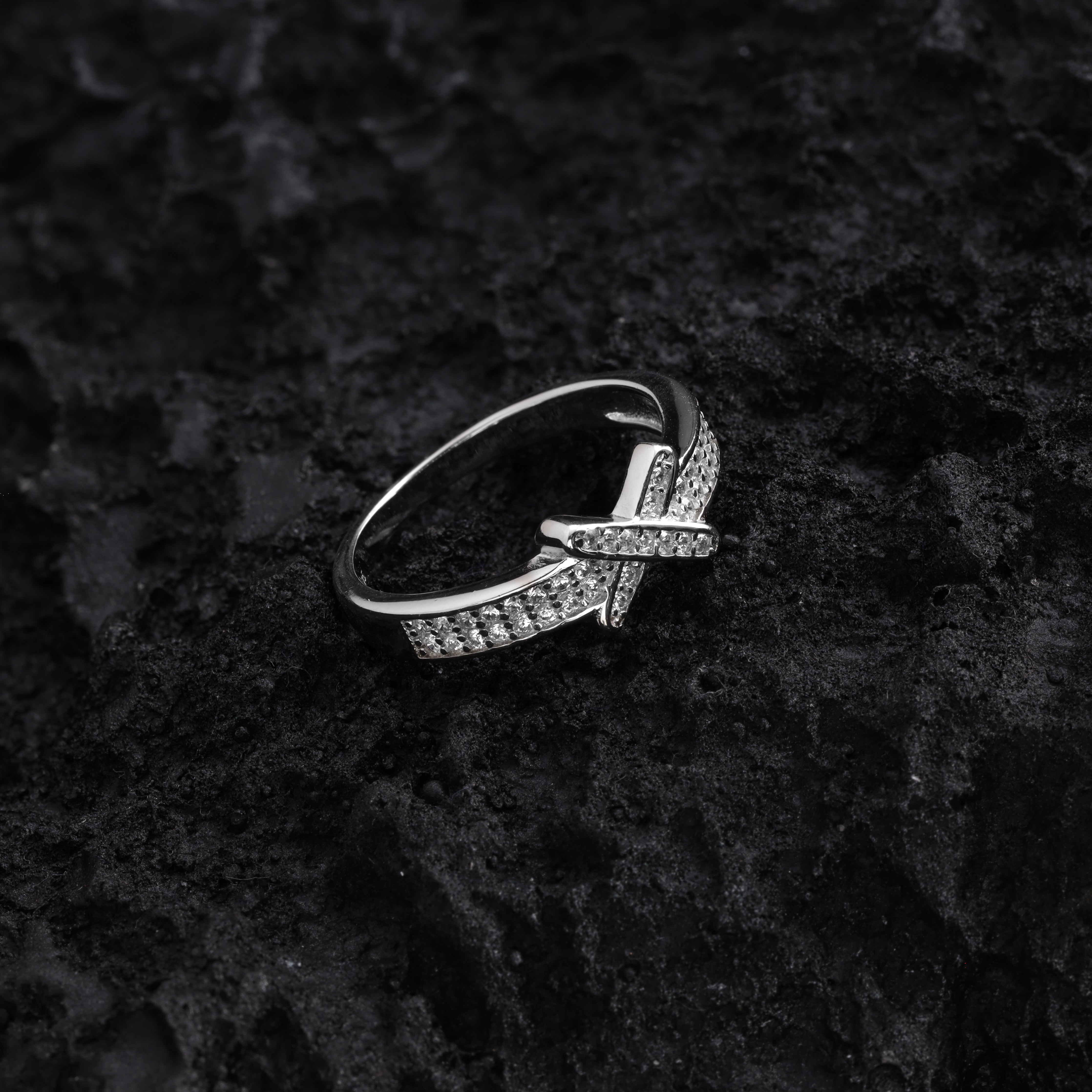 Damen Silberring Zirkonia Ring Größe 6-9 aus 925 Sterlingsilber - Taipan Schmuck