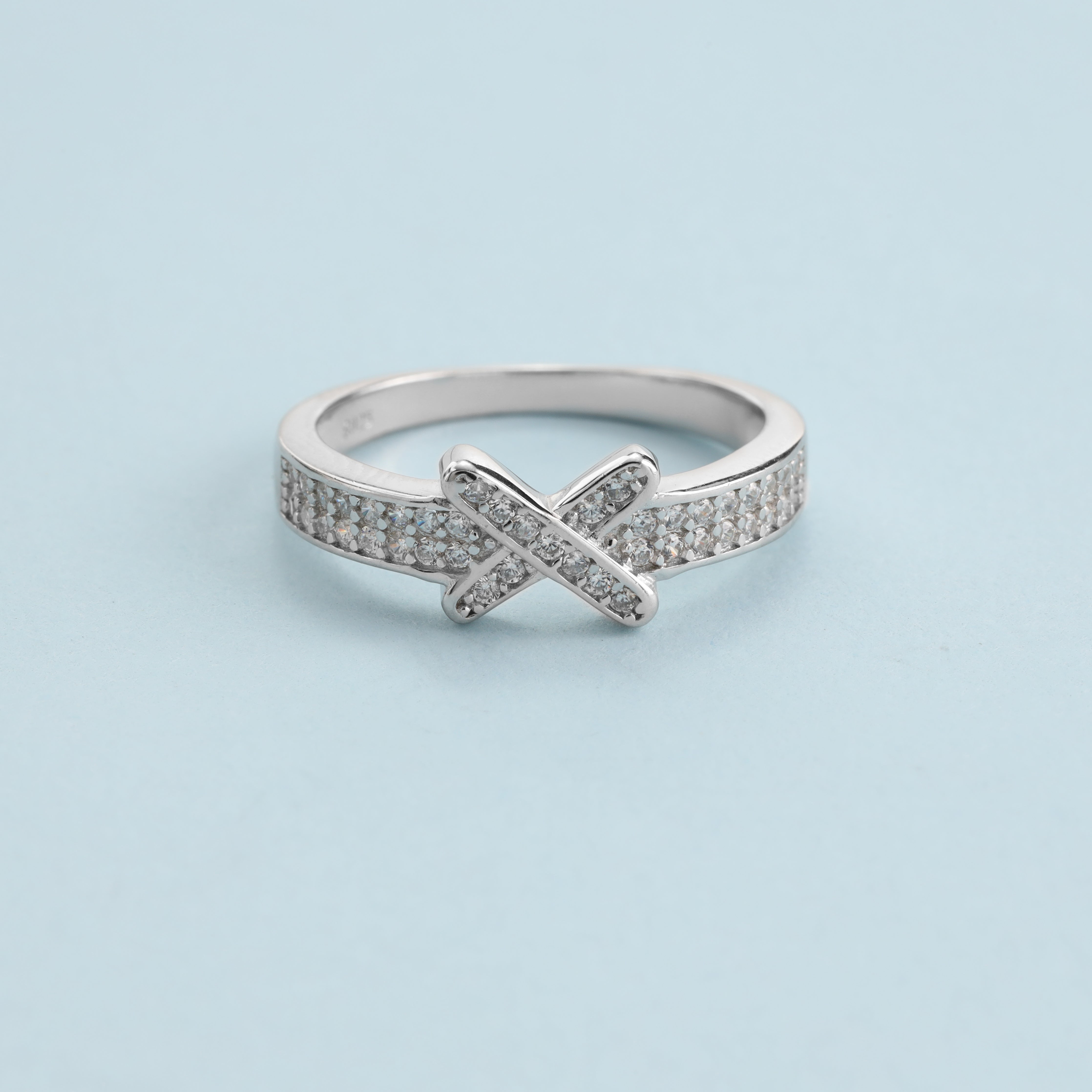Damen Silberring Zirkonia Ring Gr. 6/7/8/9 aus 925 Sterlingsilber - Taipan Schmuck