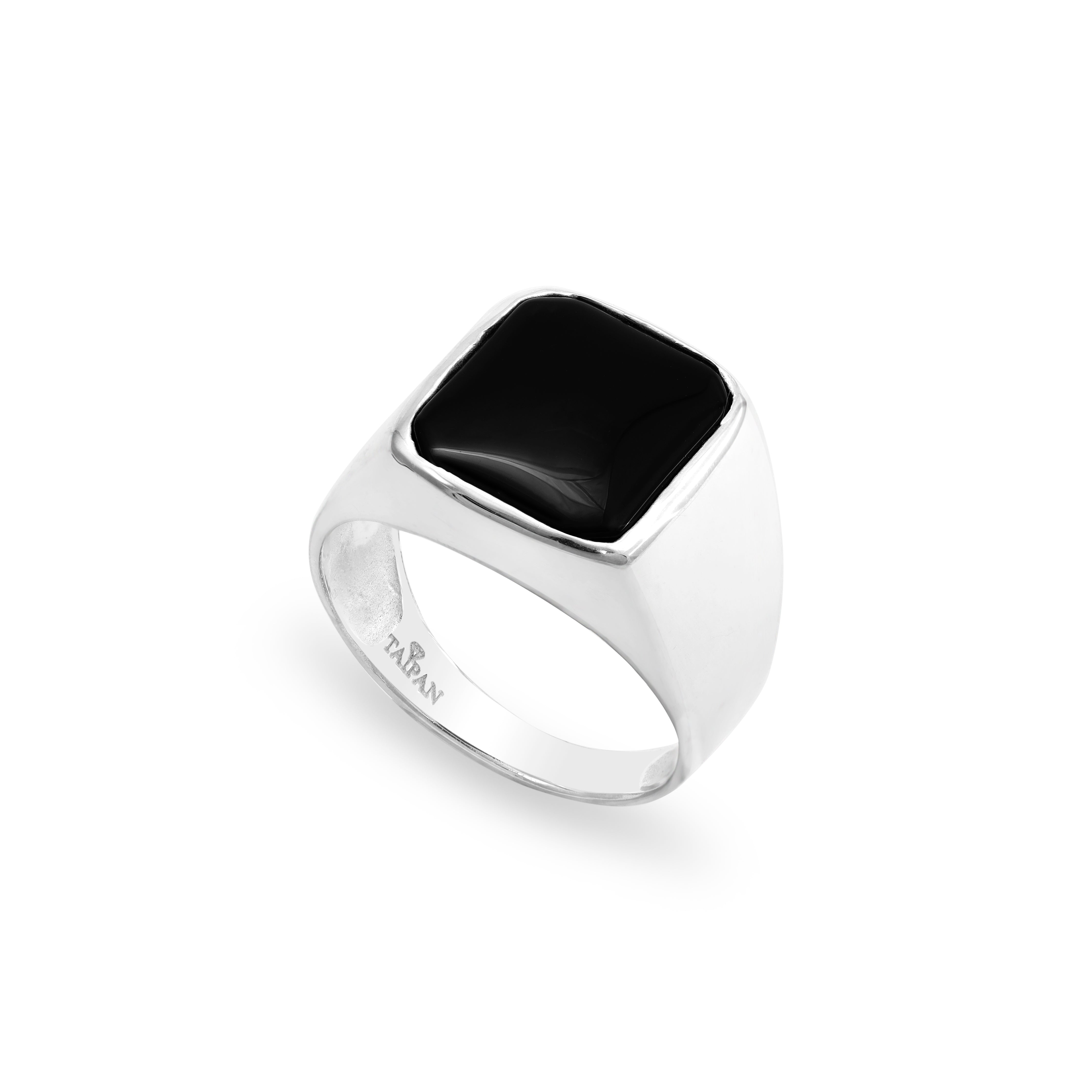 Onyx Silberring aus 925 Sterlingsilber Größe 8-12 "Oriental Dream" - Taipan Schmuck