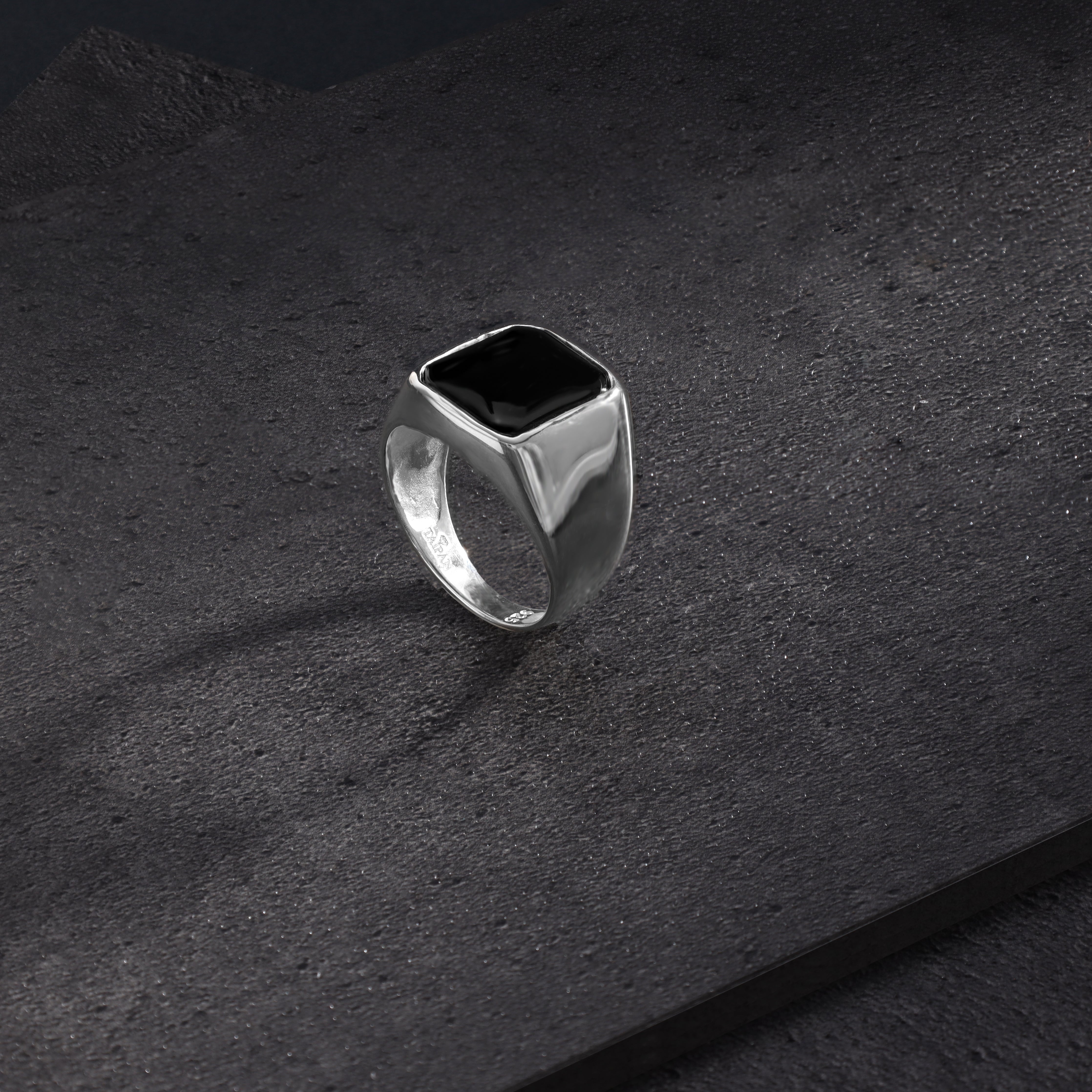 Onyx Silberring aus 925 Sterlingsilber Größe 8-12 "Oriental Dream" - Taipan Schmuck