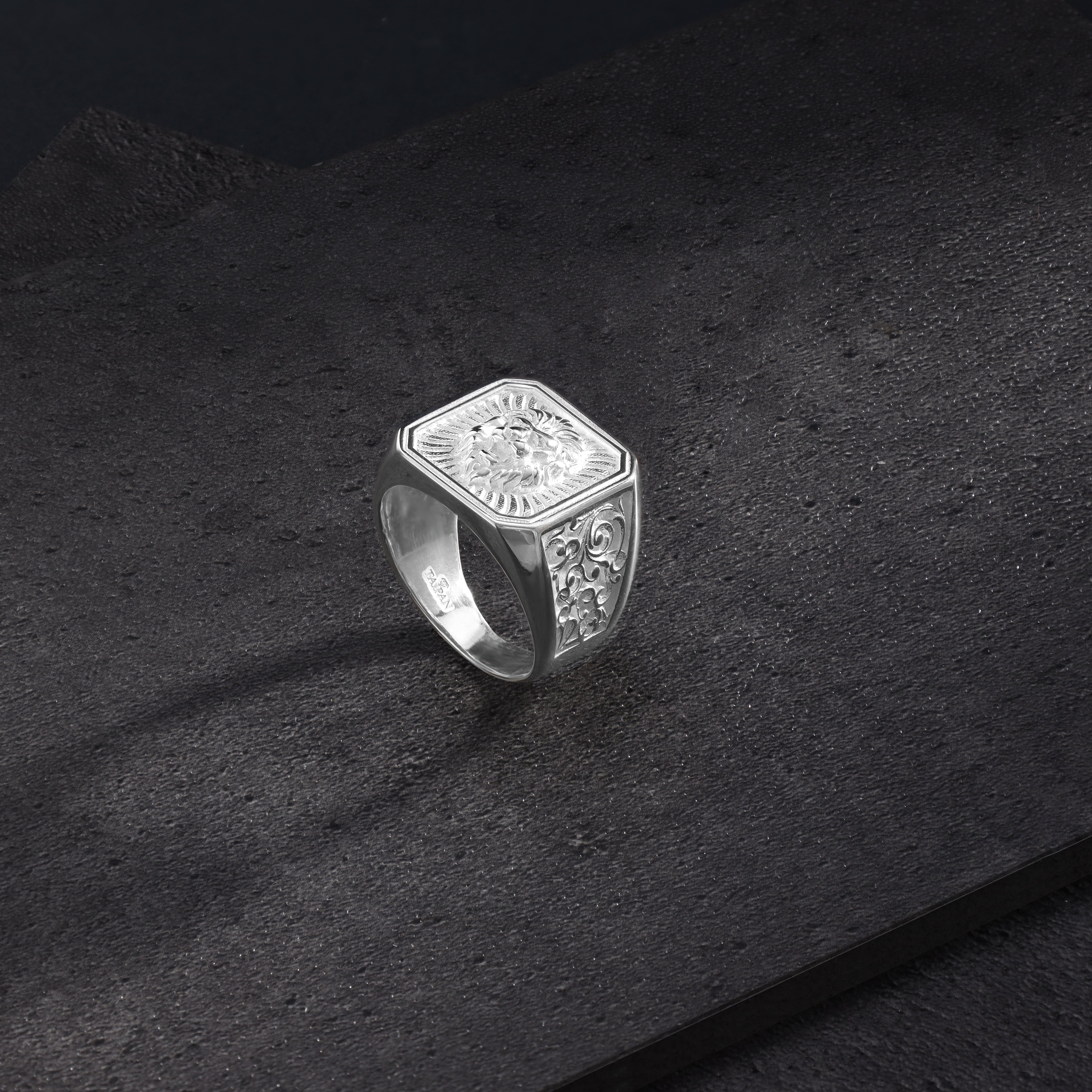 Löwe Silberring aus 925 Sterlingsilber Größe 8-12 "Oriental Dream" - Taipan Schmuck