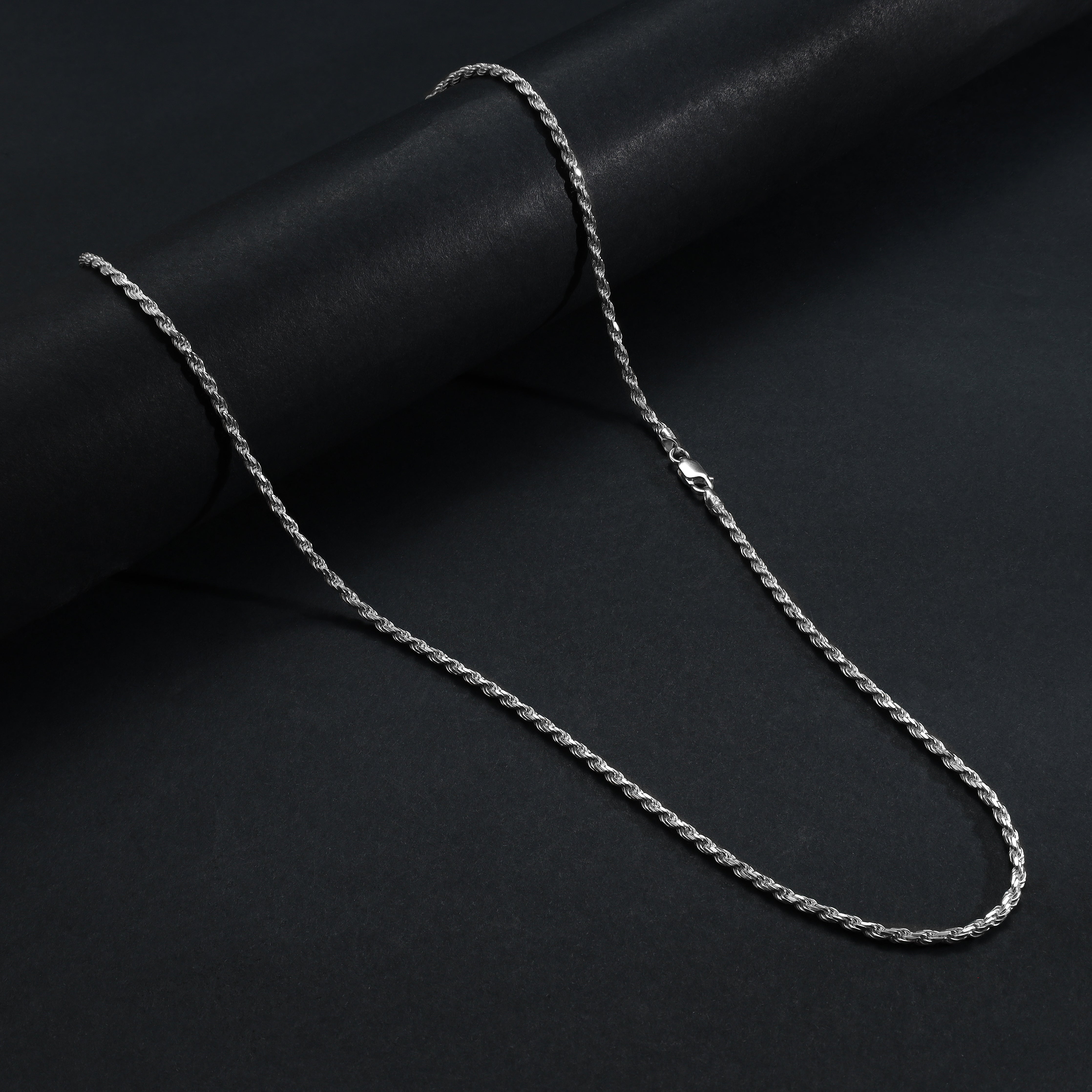 Kordelkette Rope Chain aus 925 Silber in 2,3mm - Taipan Schmuck
