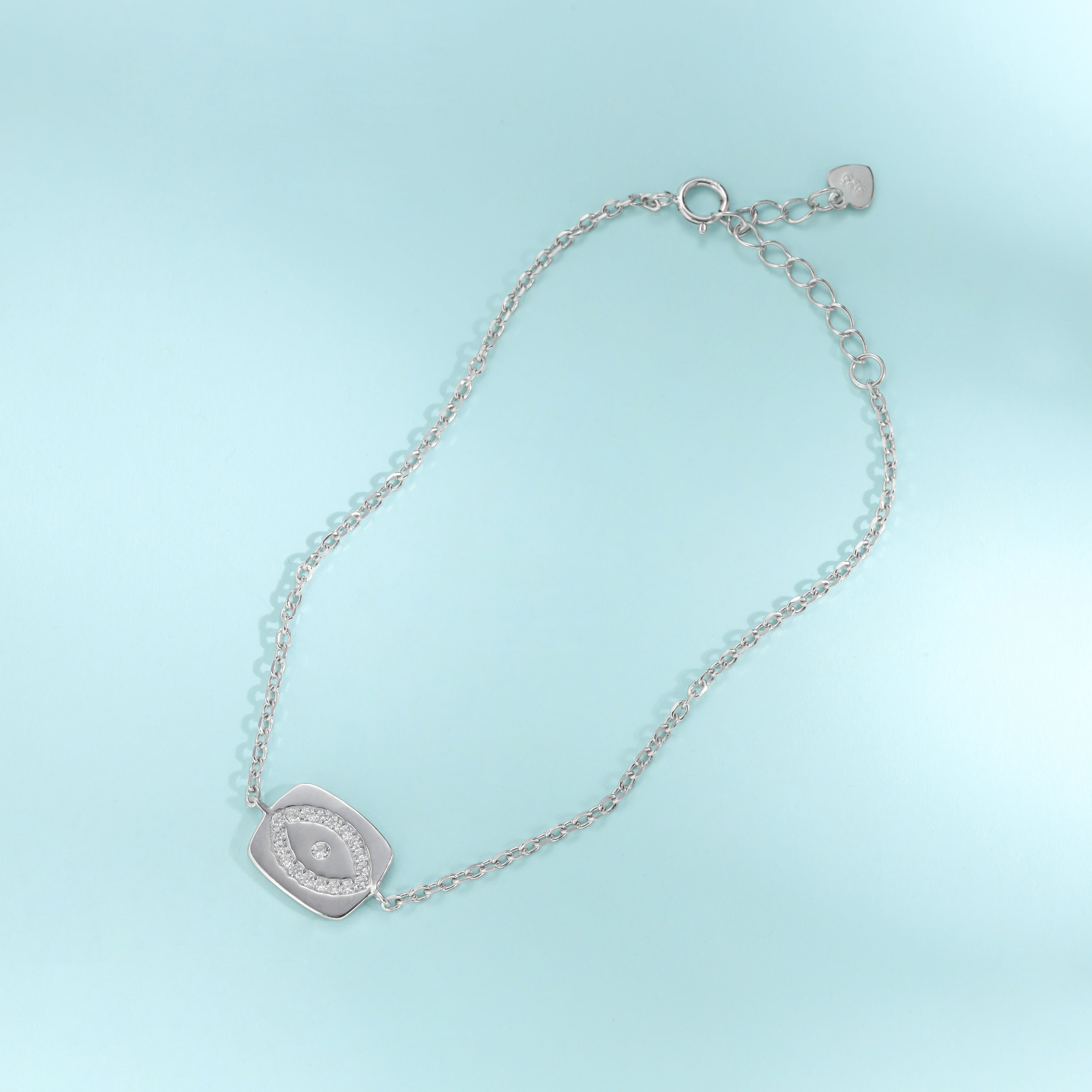 Damen Ankerkette mit Nazar Evil eye Armbänder - aus 925 Sterlingsilber - Taipan Schmuck