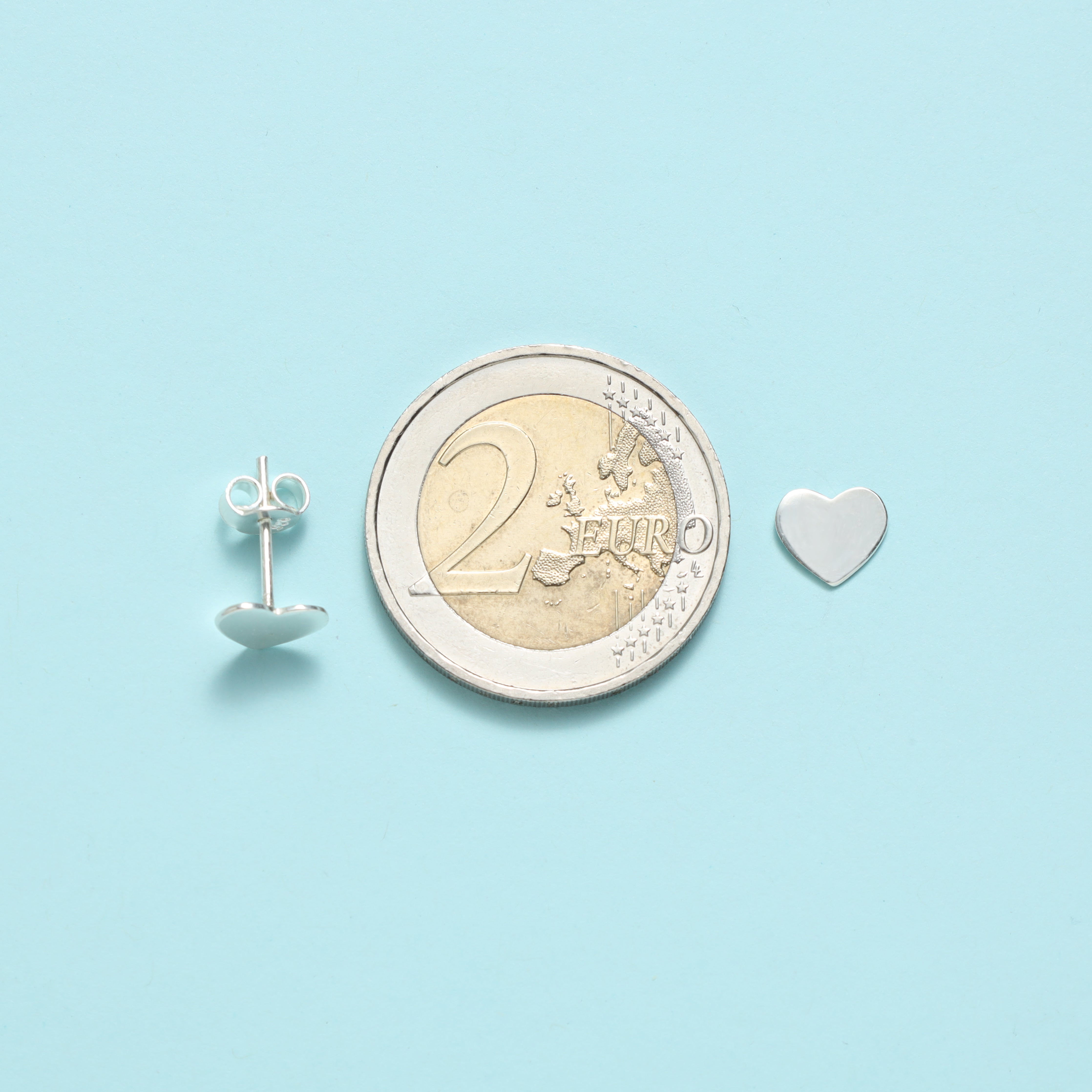 Damen Ohrringe Hertz S/M/L aus 925 Sterlingsilber - Taipan Schmuck