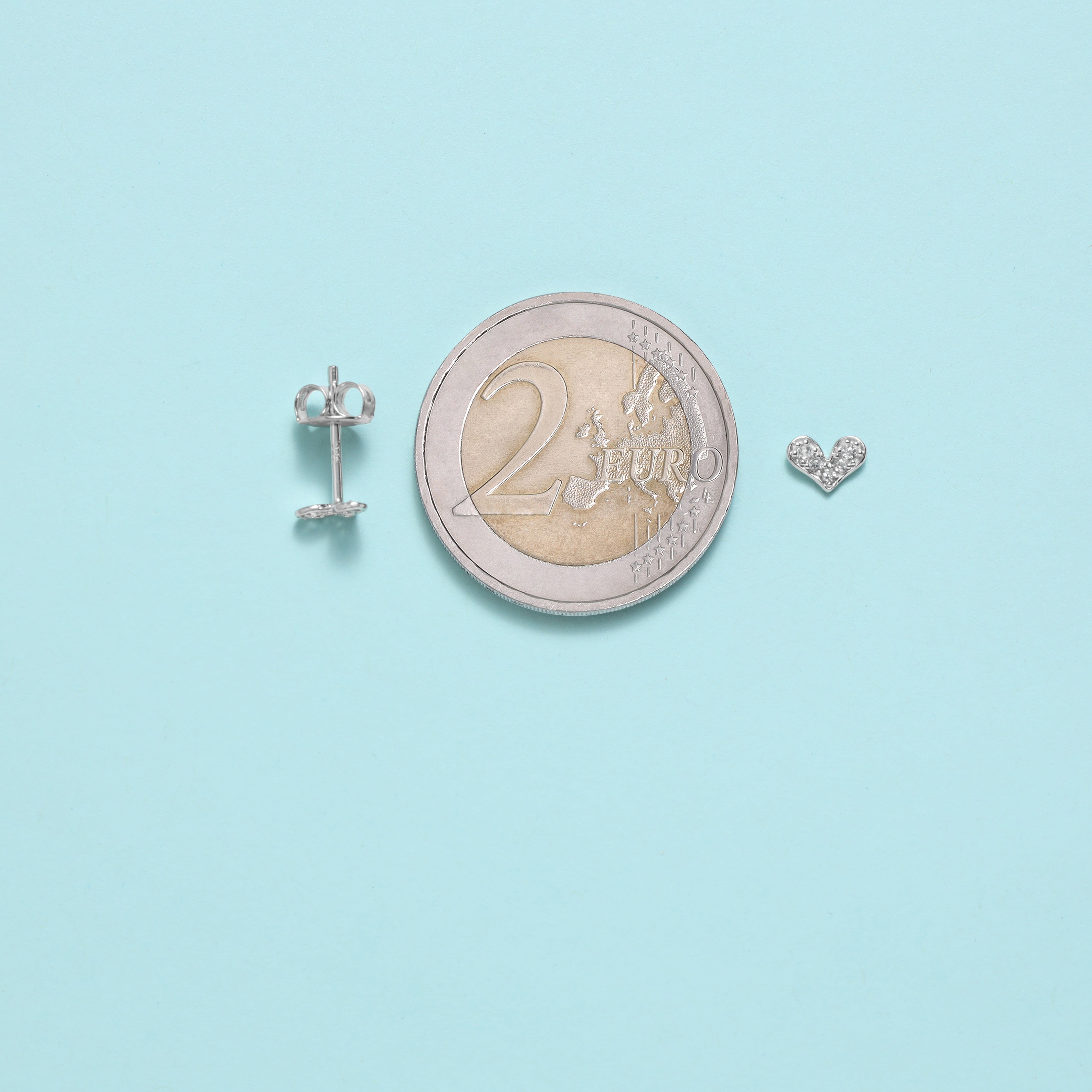 Damen Ohrringe Hertz aus 925 Sterlingsilber - Taipan Schmuck