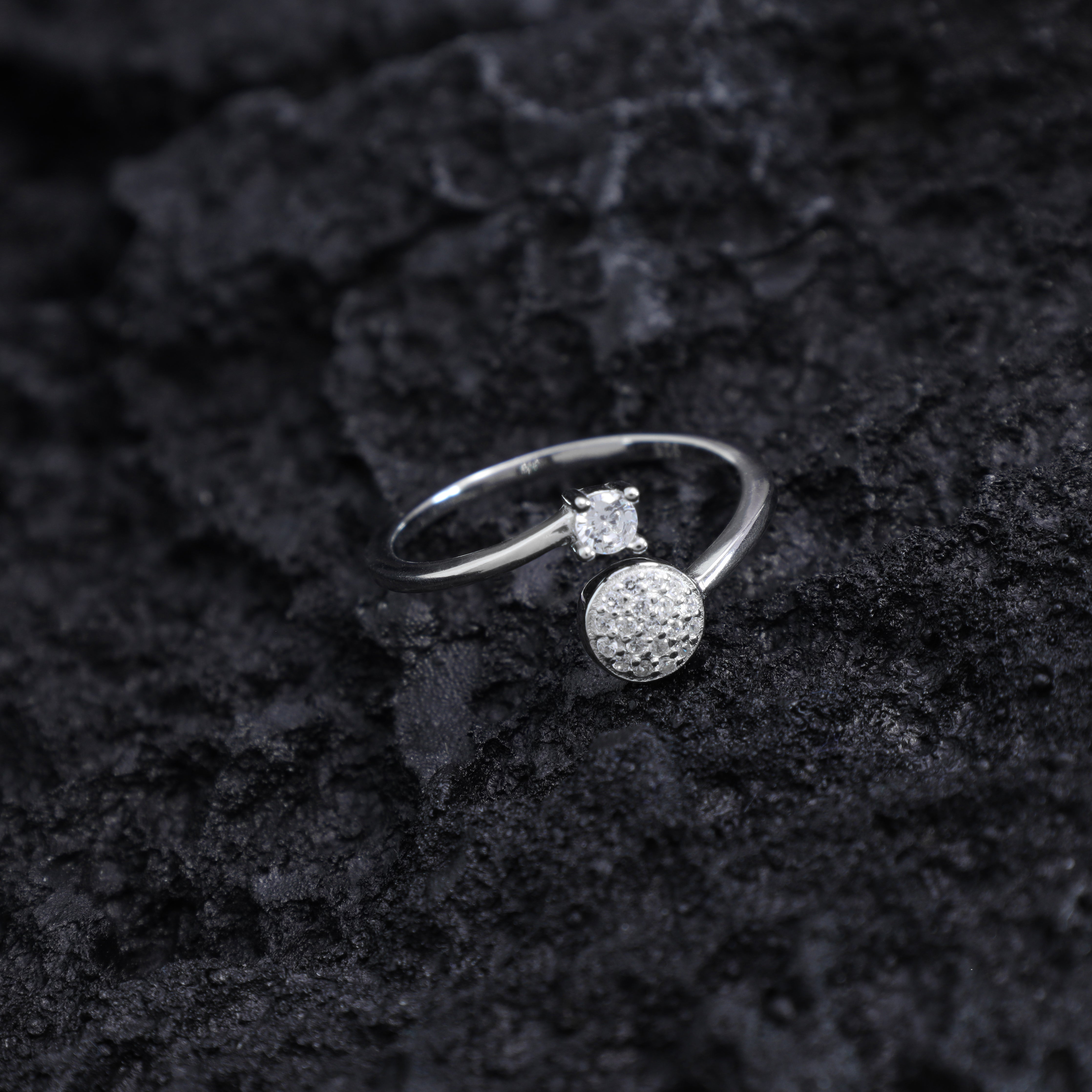 Damen Silberring Zirkonia Ring aus 925 Sterlingsilber - Taipan Schmuck