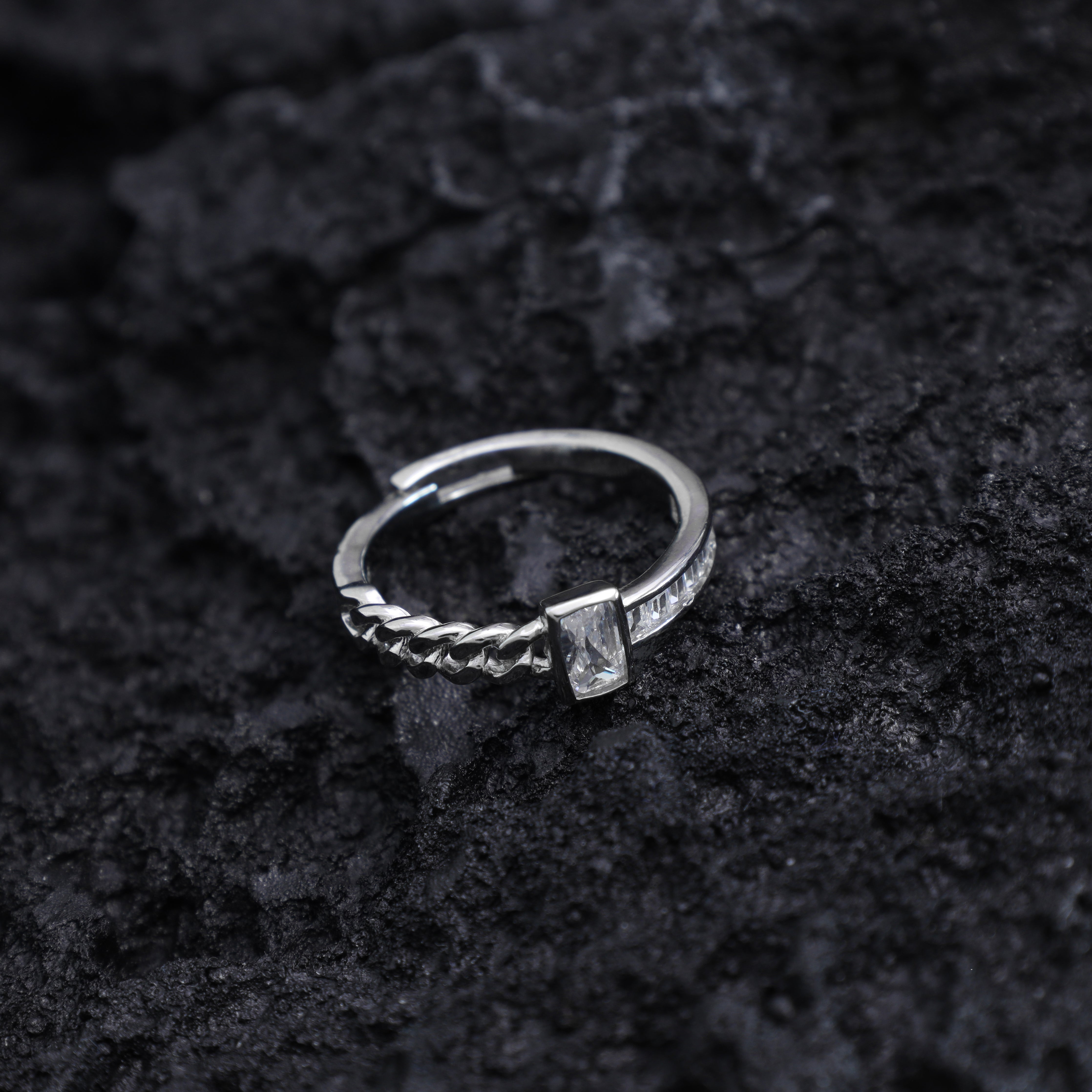 Damen Silberring Zirkonia Ring aus 925 Sterlingsilber - Taipan Schmuck