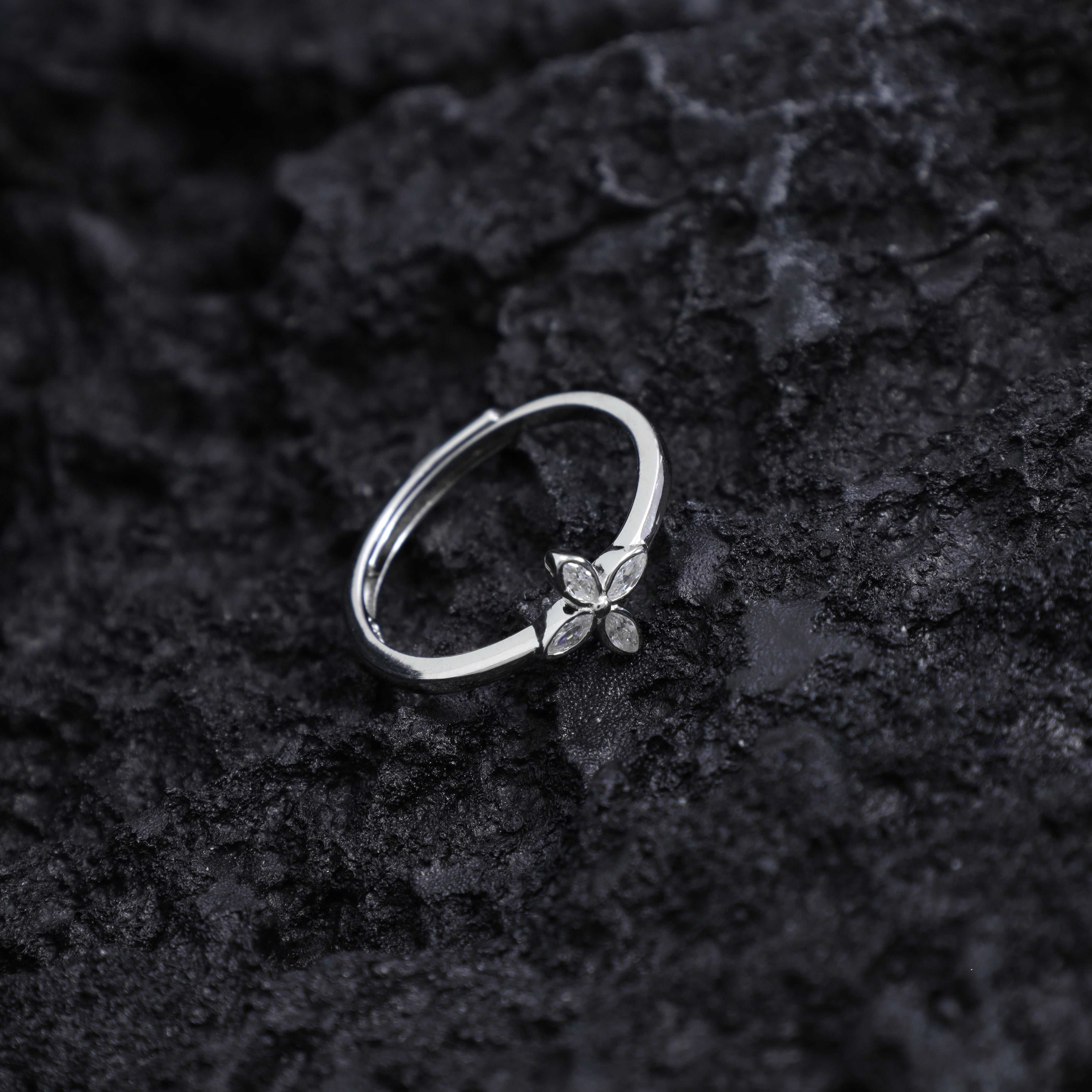 Damen Silberring Zirkonia Ring aus 925 Sterlingsilber - Taipan Schmuck
