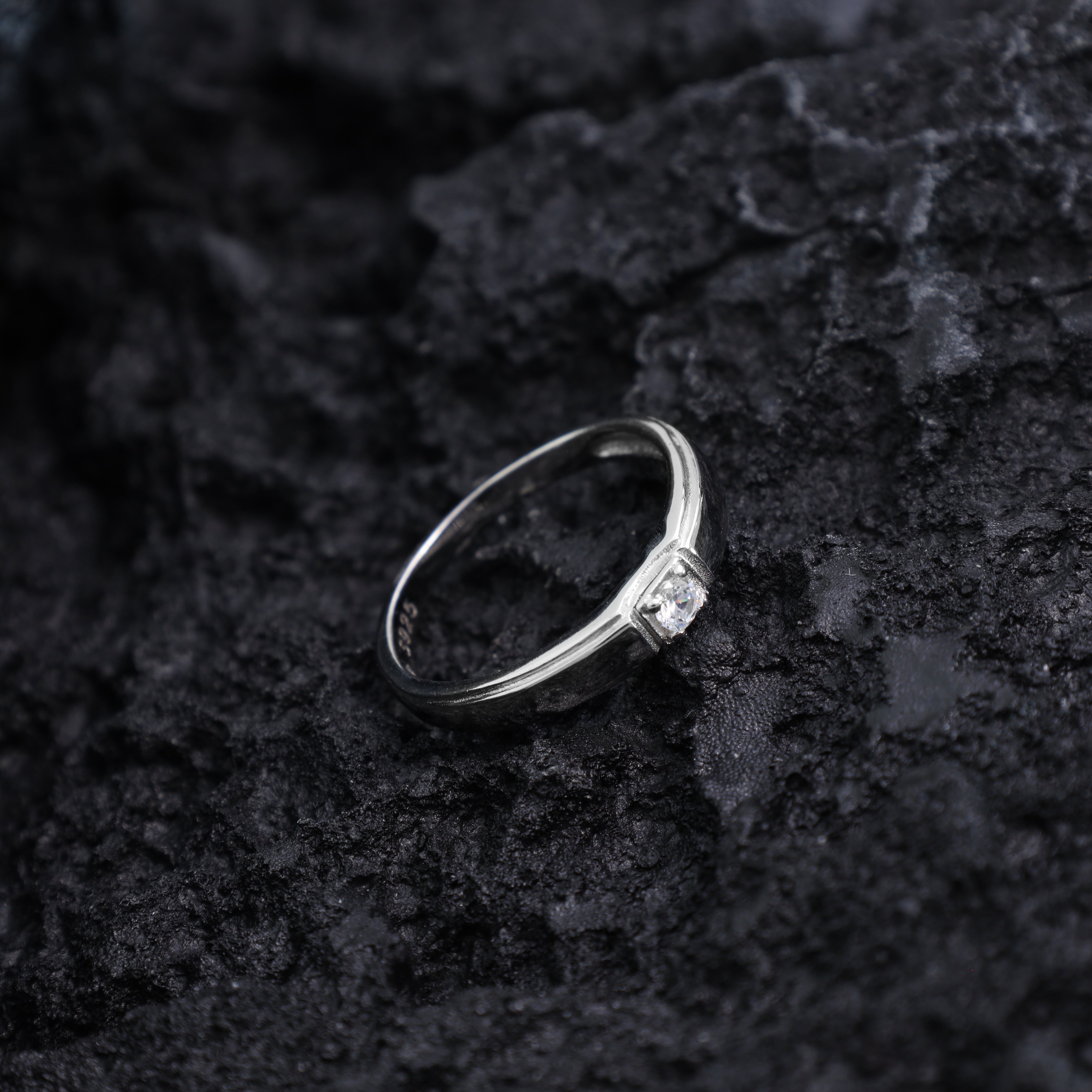 Verlobungsring Antragsring Damen Silberring Zirkonia Ring Größe 6-9 aus 925 Sterlingsilber - Taipan Schmuck