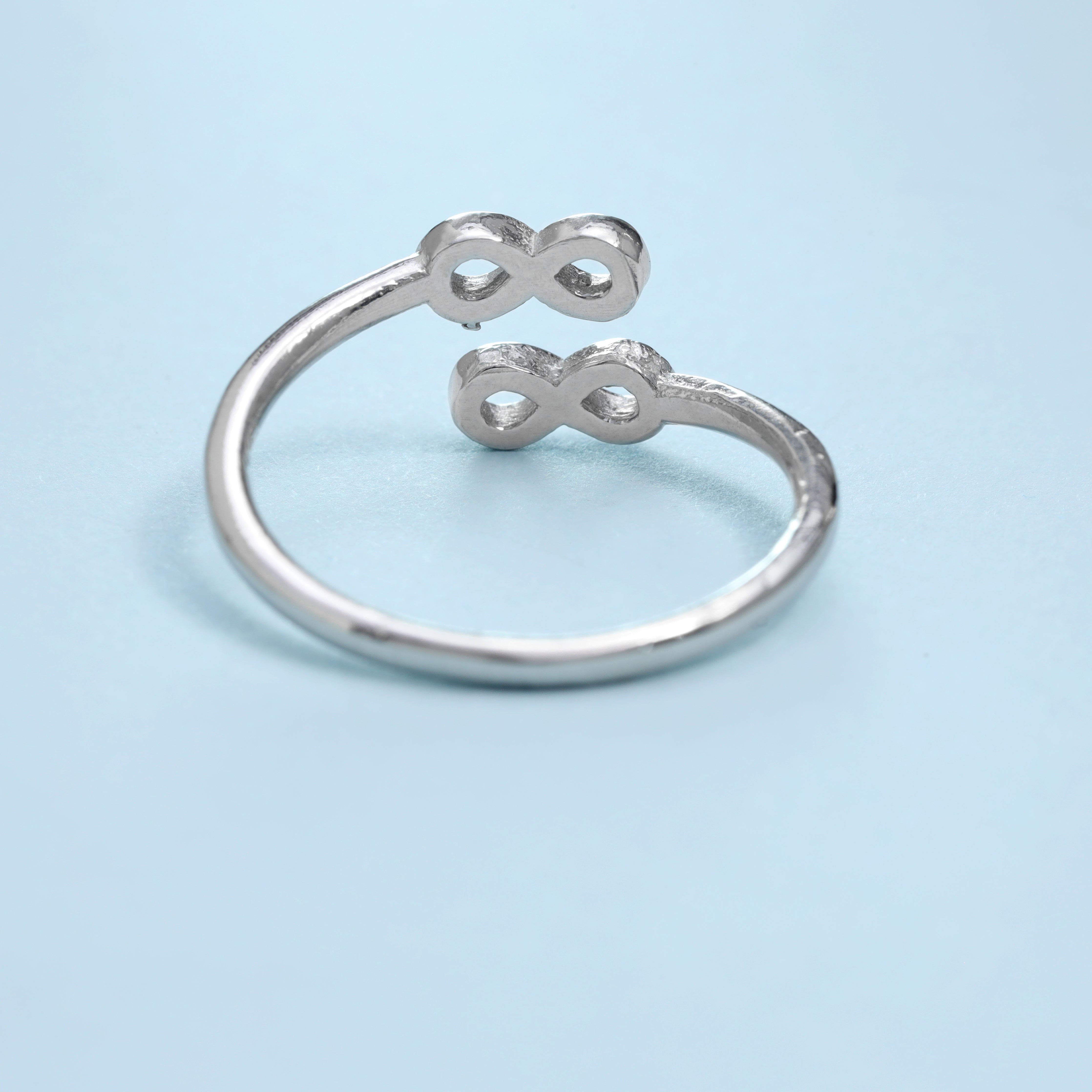 Damen Silberring Infinity Ring aus 925 Sterlingsilber - Taipan Schmuck