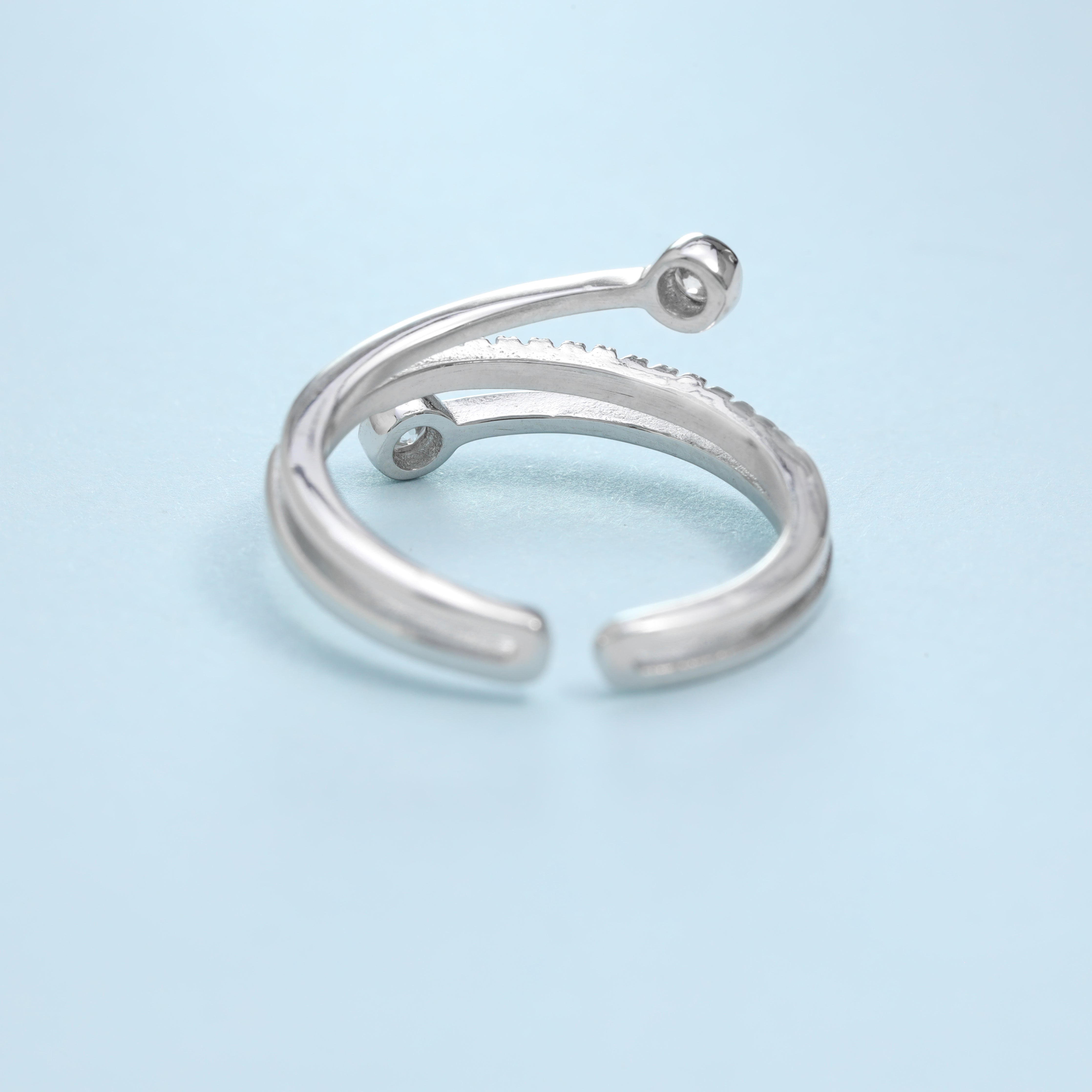 Damen Silberring Zirkonia Ring Größe aus 925 Sterlingsilber - Taipan Schmuck