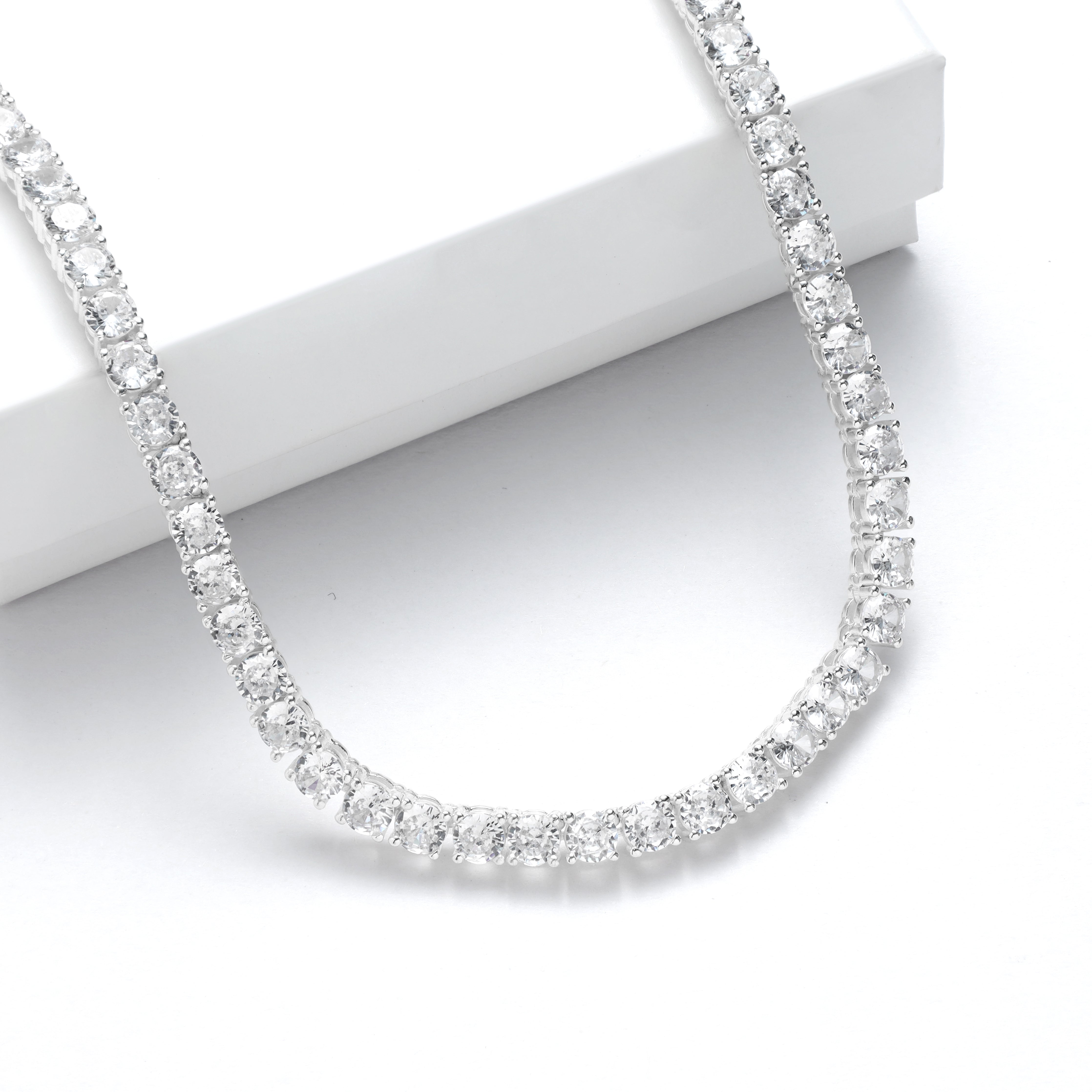 4mm Tennis Chain Kette VVS - 925 Silber - Taipan Schmuck