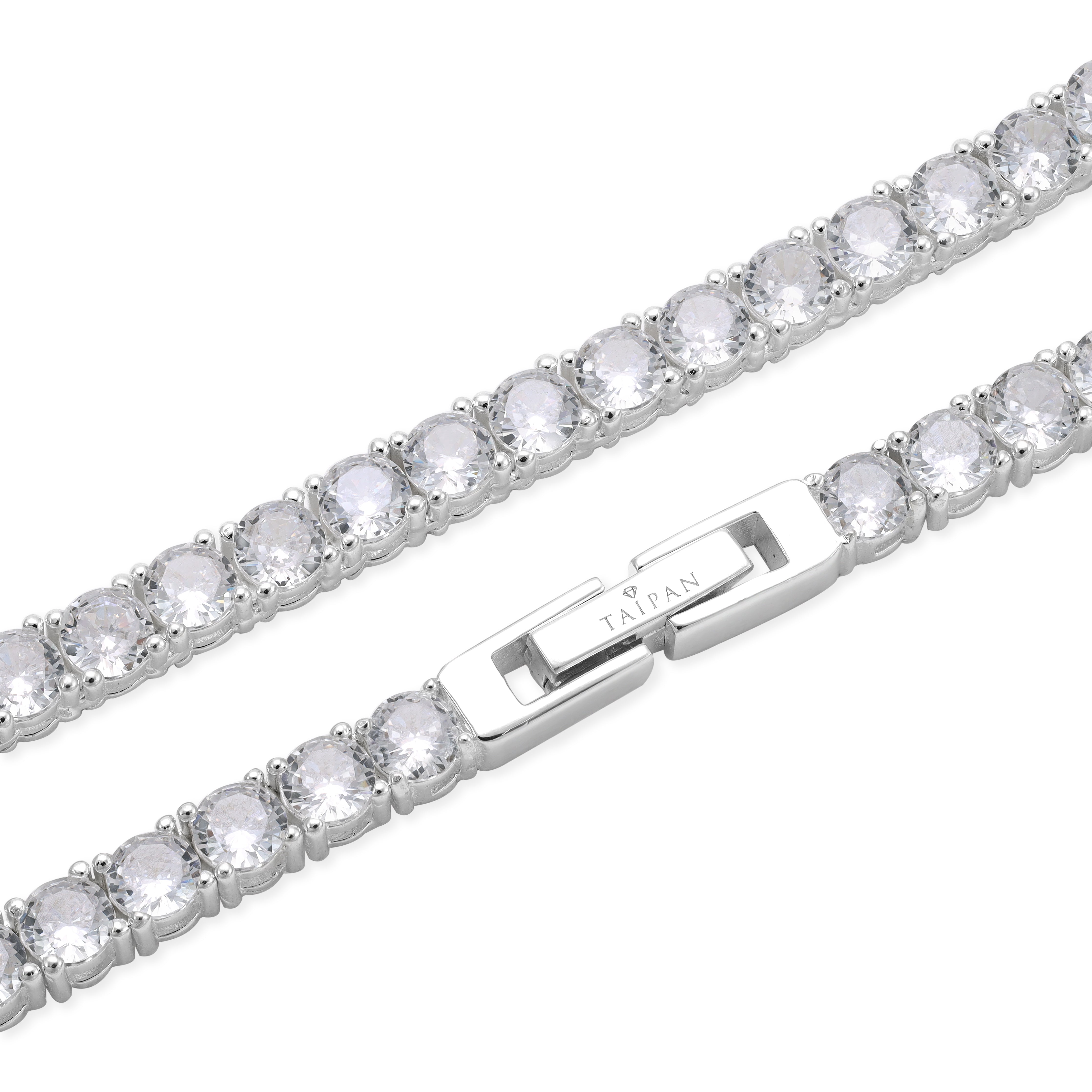 4mm Tennis Chain Kette VVS - 925 Silber - Taipan Schmuck