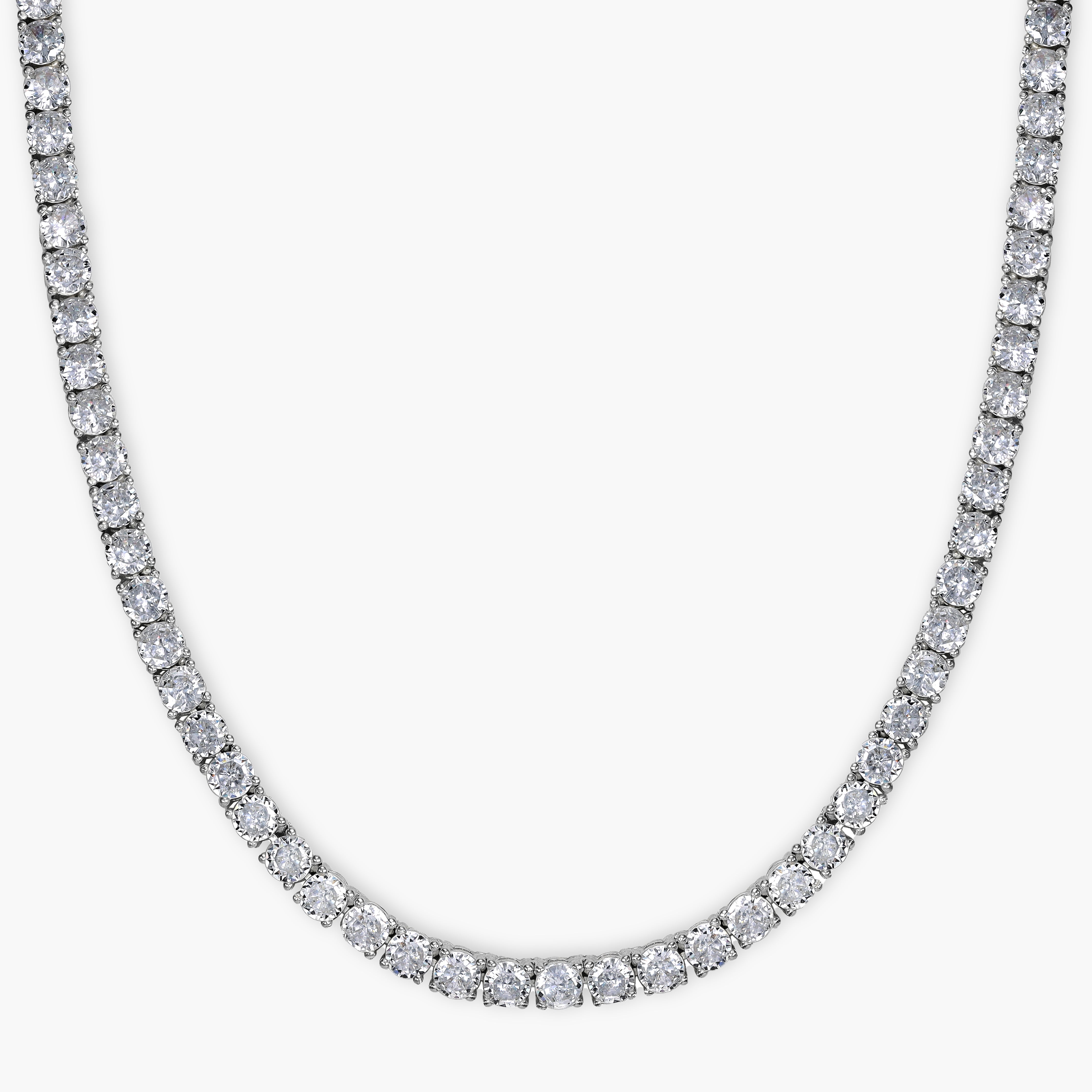 4mm Tennis Chain Kette VVS aus 925 Silber