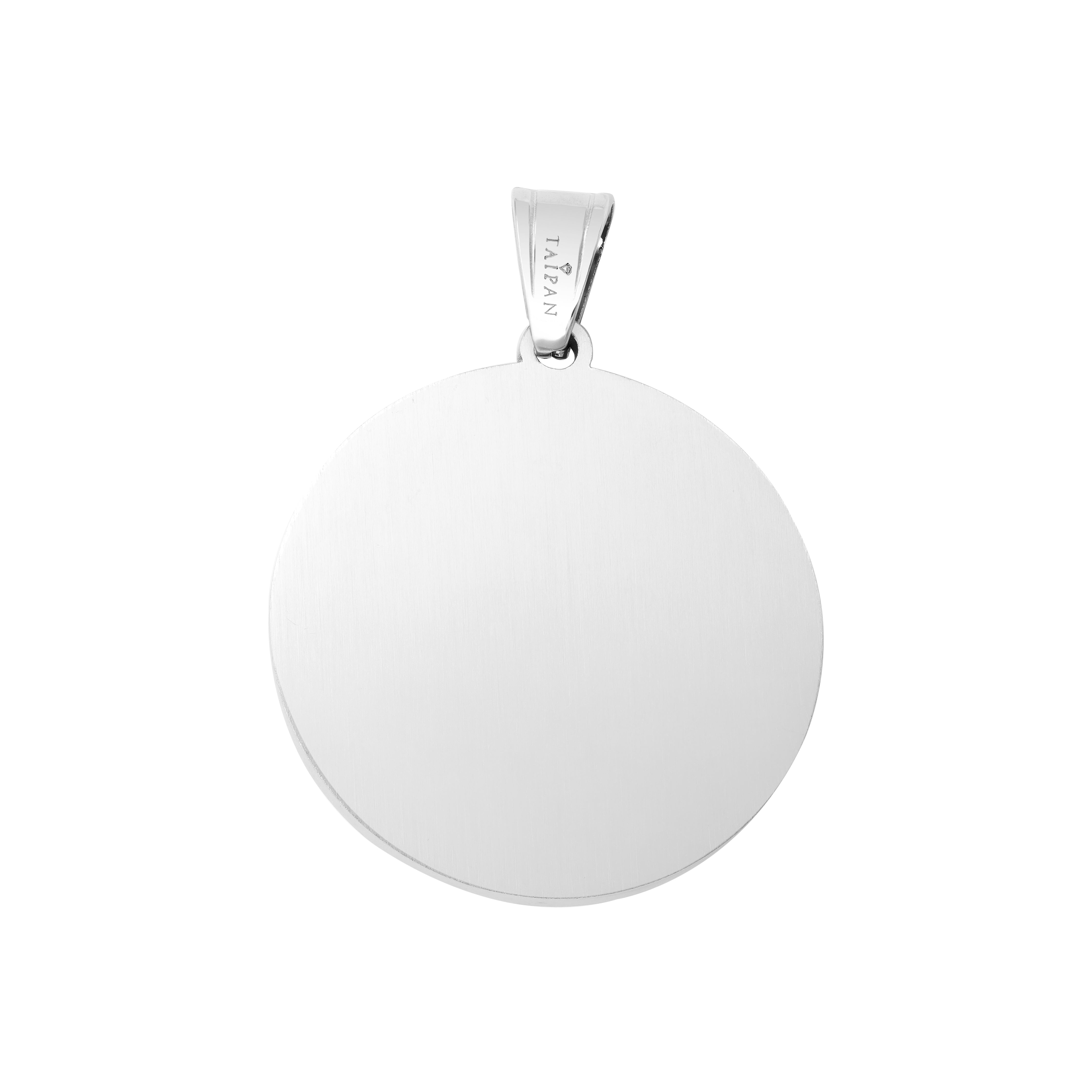 Löwe mit Greek Design Anhänger aus Edelstahl - Taipan Schmuck