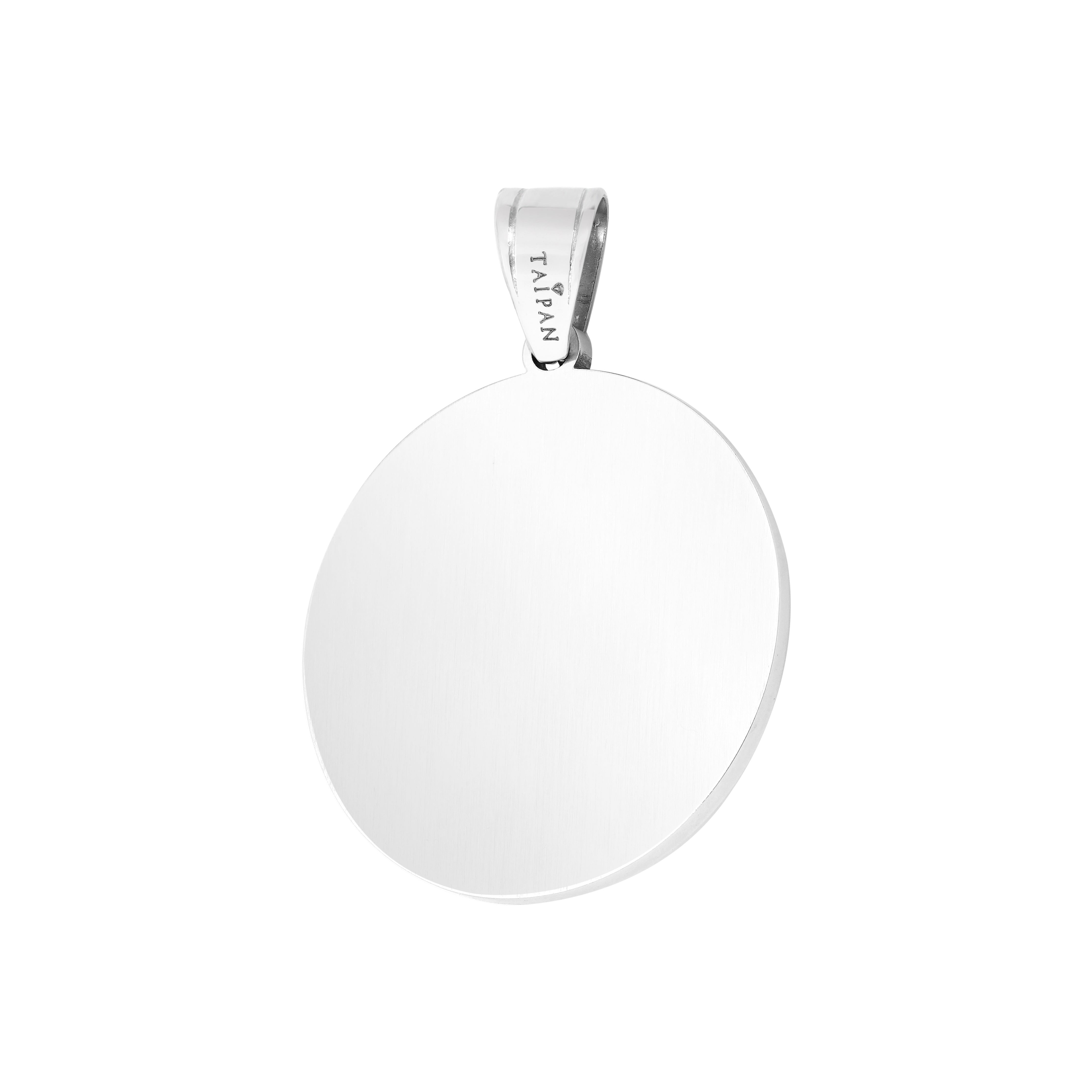 Löwe mit Greek Design Anhänger aus Edelstahl - Taipan Schmuck