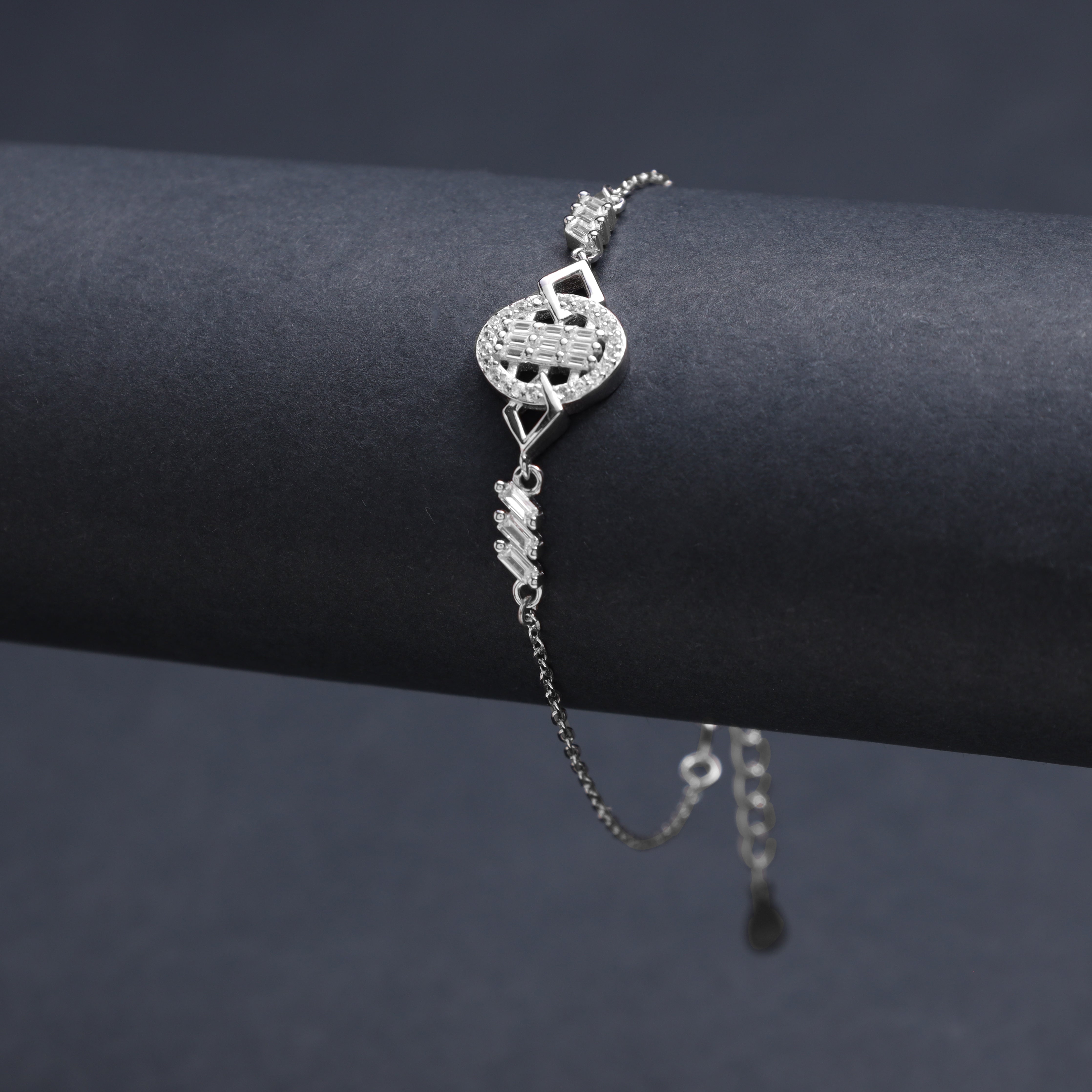 Women's bracelet anchor chain made of 925 silver