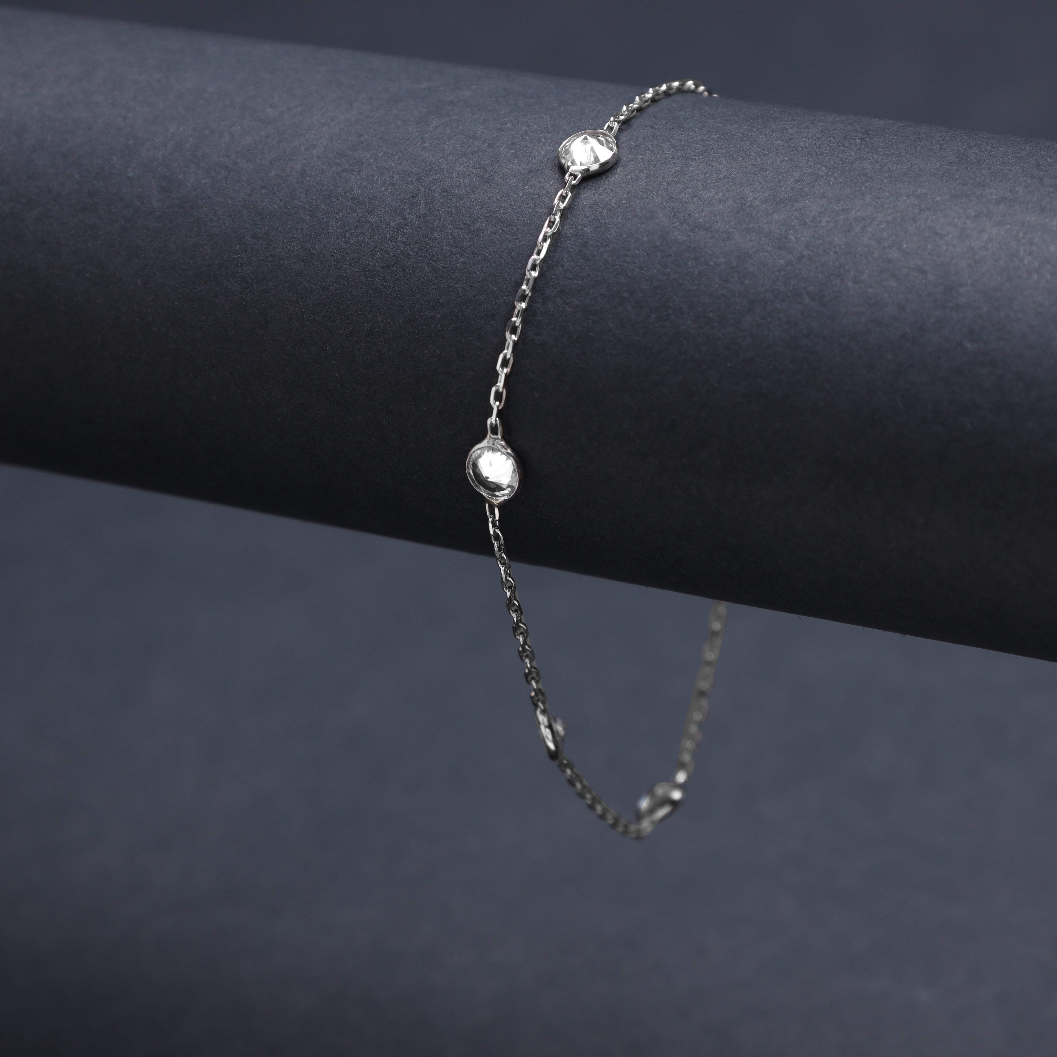 Damen Armband Ankerkette aus 925 Silber