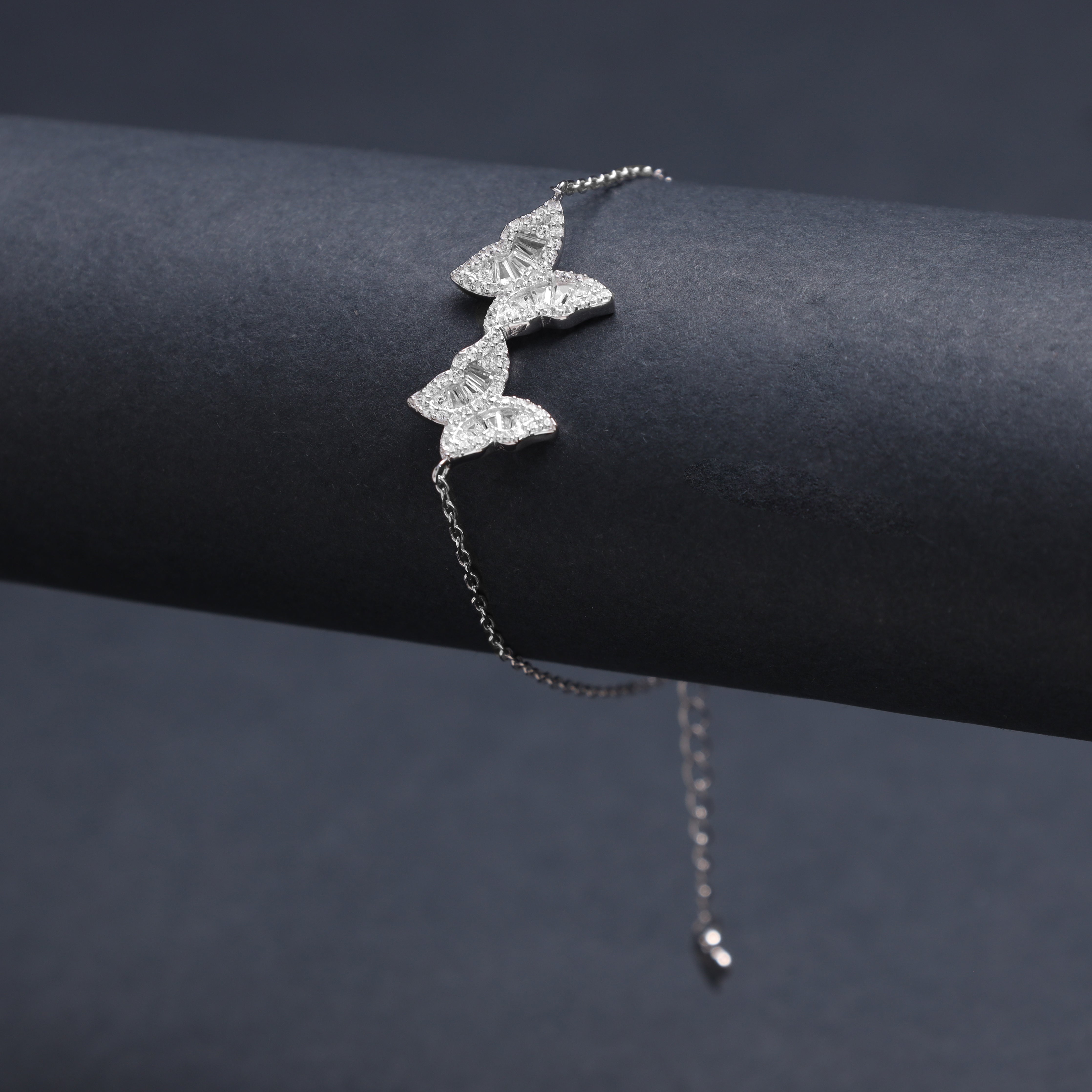 Damen Armband mit Schmetterling aus 925 Silber