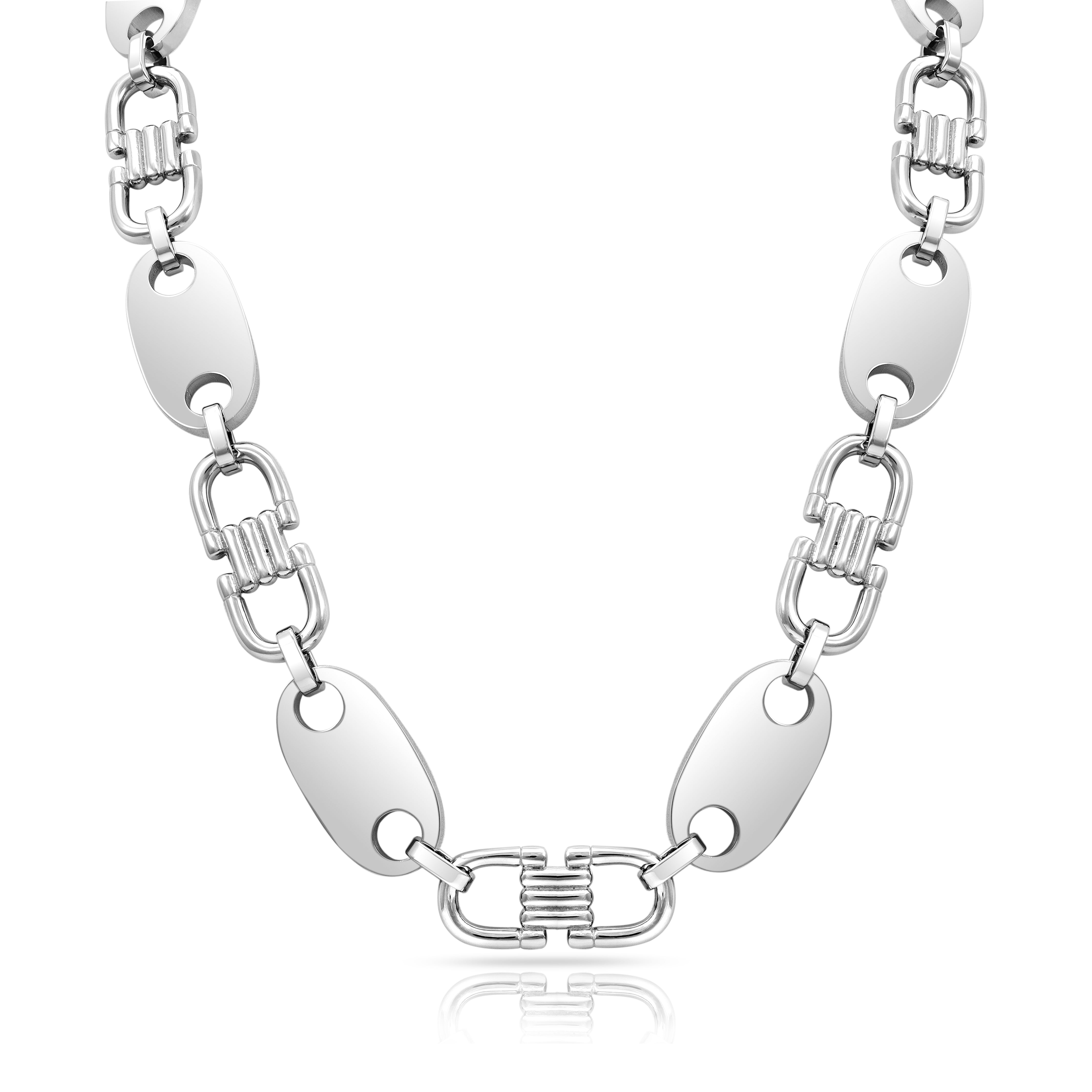 HYPER Plattenkette 20mm breit aus Edelstahl - Taipan Schmuck