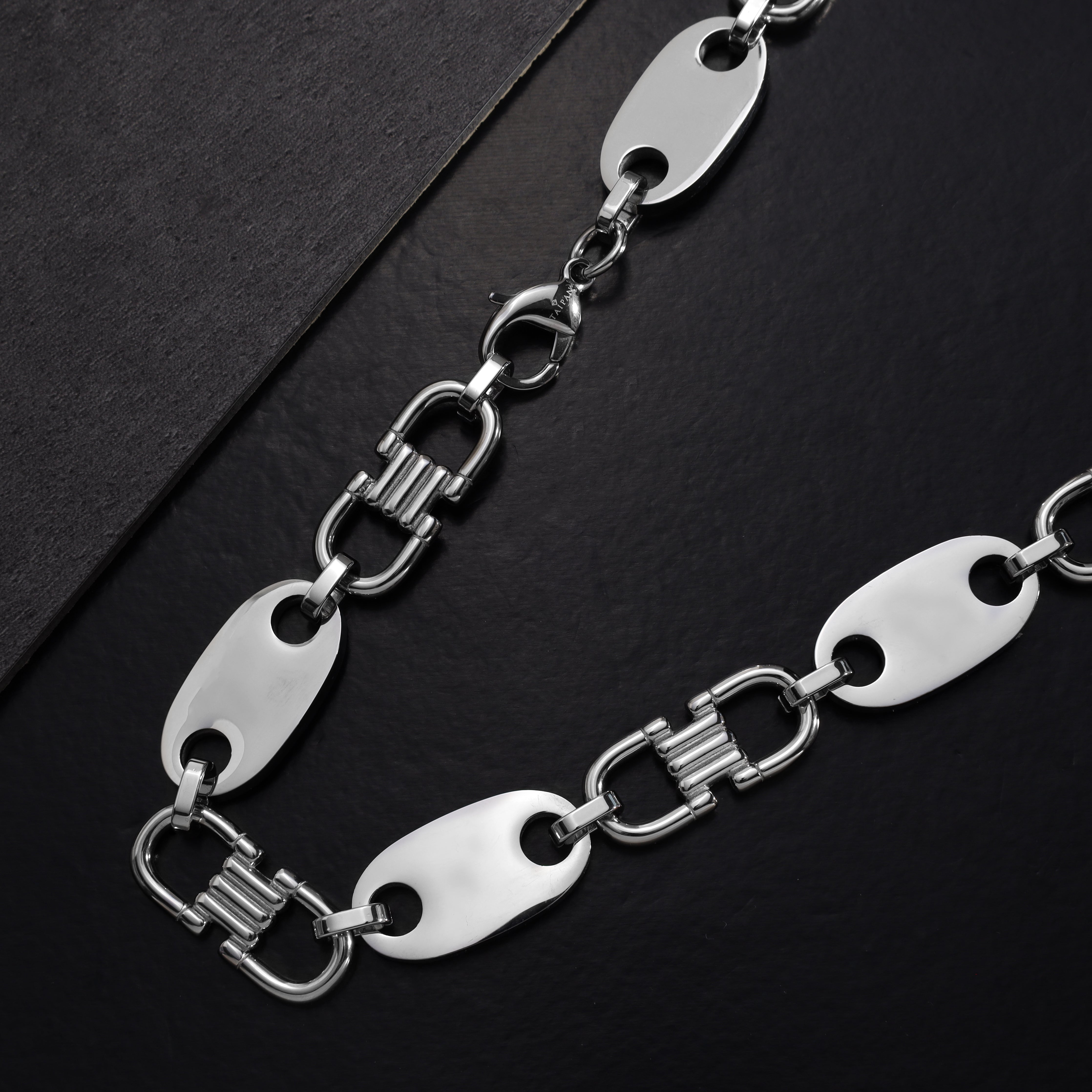 HYPER Plattenkette 20mm breit aus Edelstahl - Taipan Schmuck