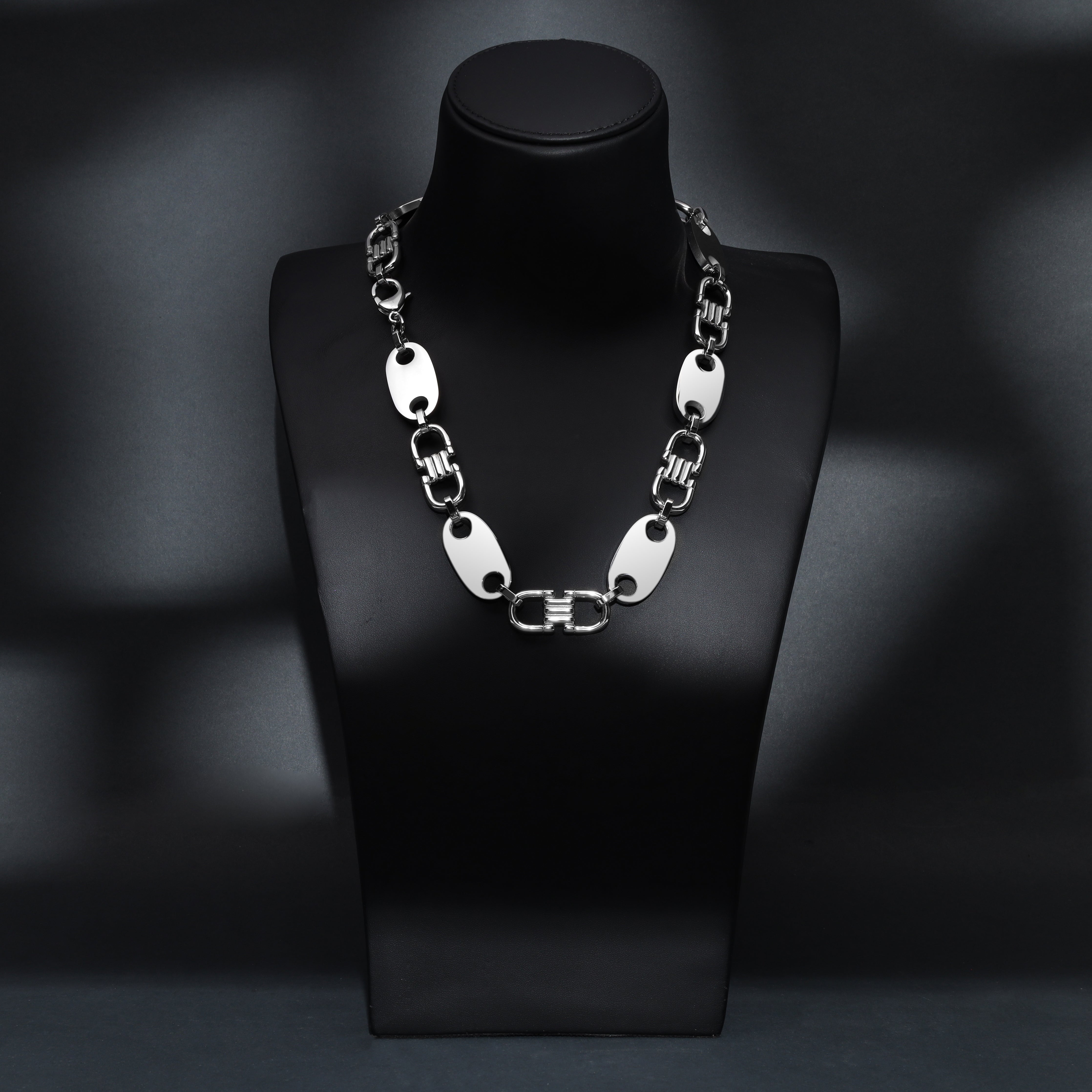 HYPER Plattenkette 20mm breit aus Edelstahl - Taipan Schmuck