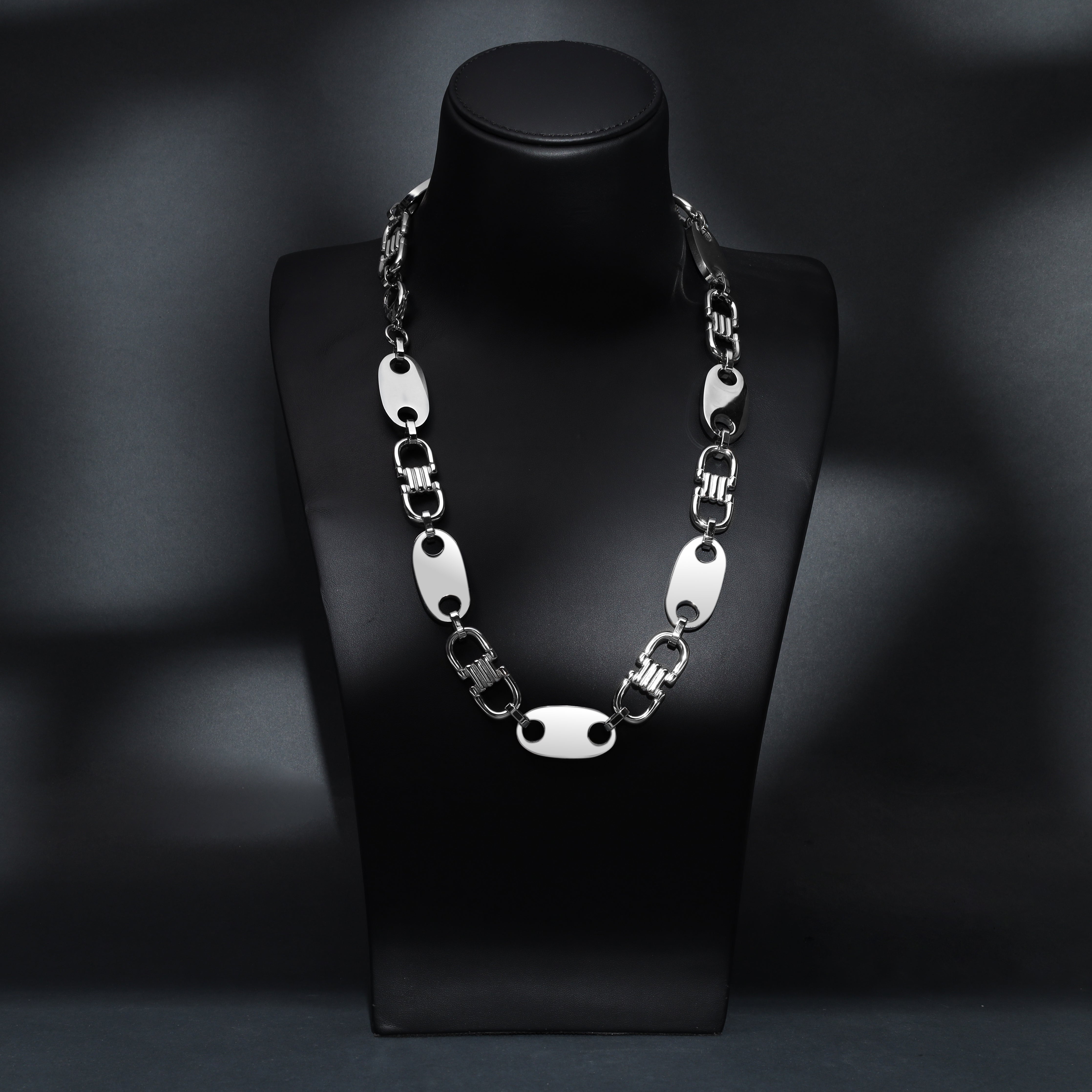HYPER Plattenkette 20mm breit aus Edelstahl - Taipan Schmuck