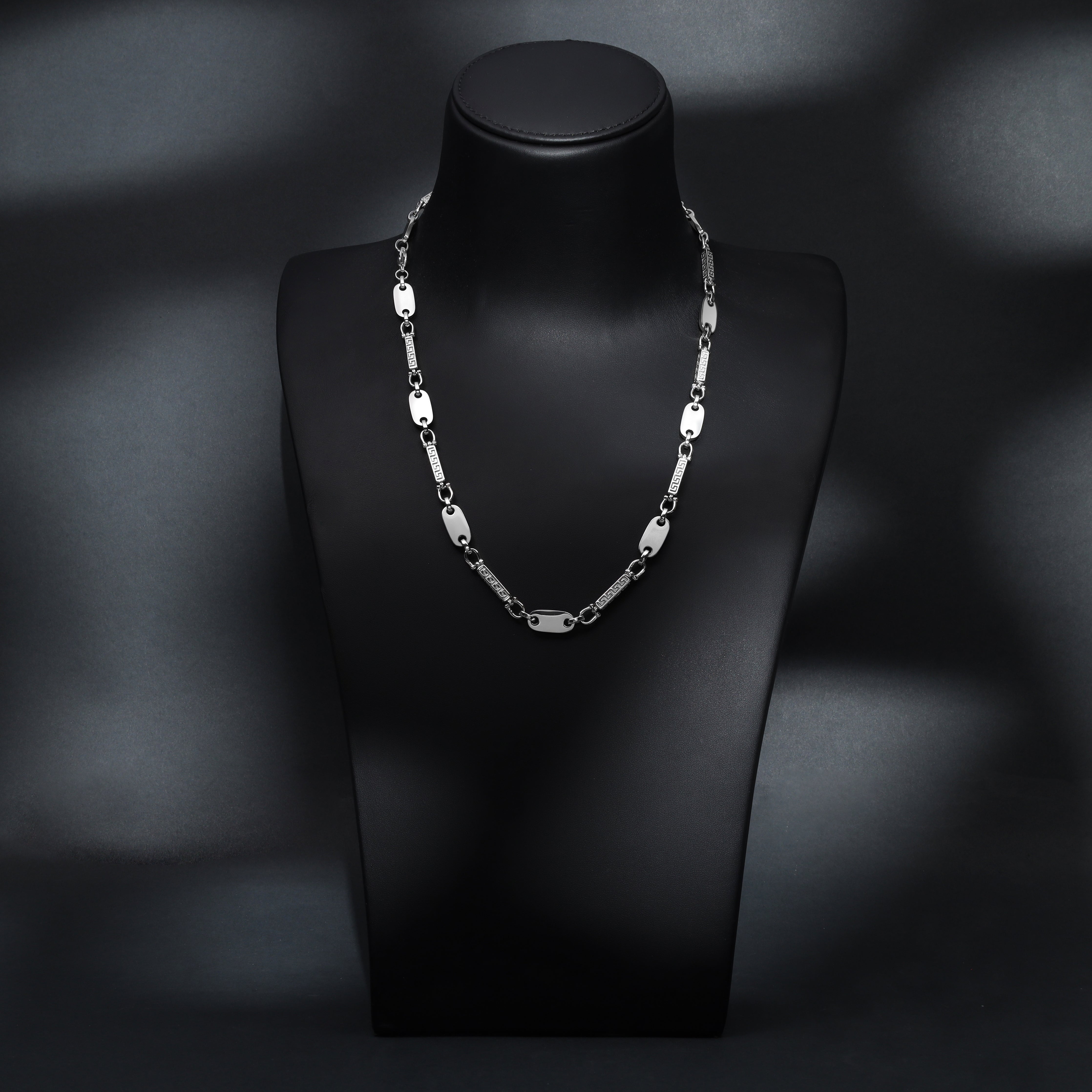 Dubai Plattenkette 8,5mm breit aus Edelstahl oriental dream - Taipan Schmuck