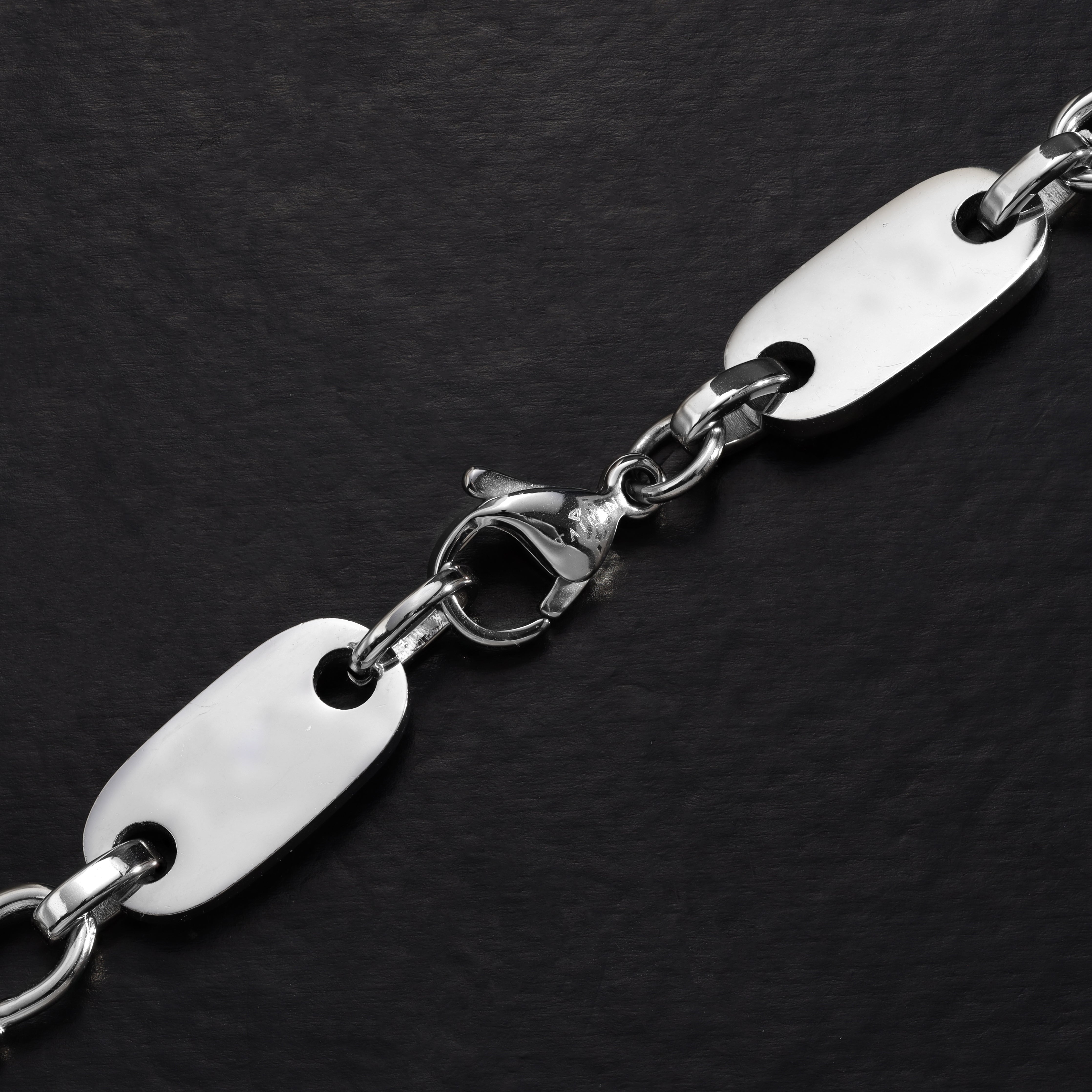 Dubai Plattenkette 8,5mm breit aus Edelstahl oriental dream - Taipan Schmuck