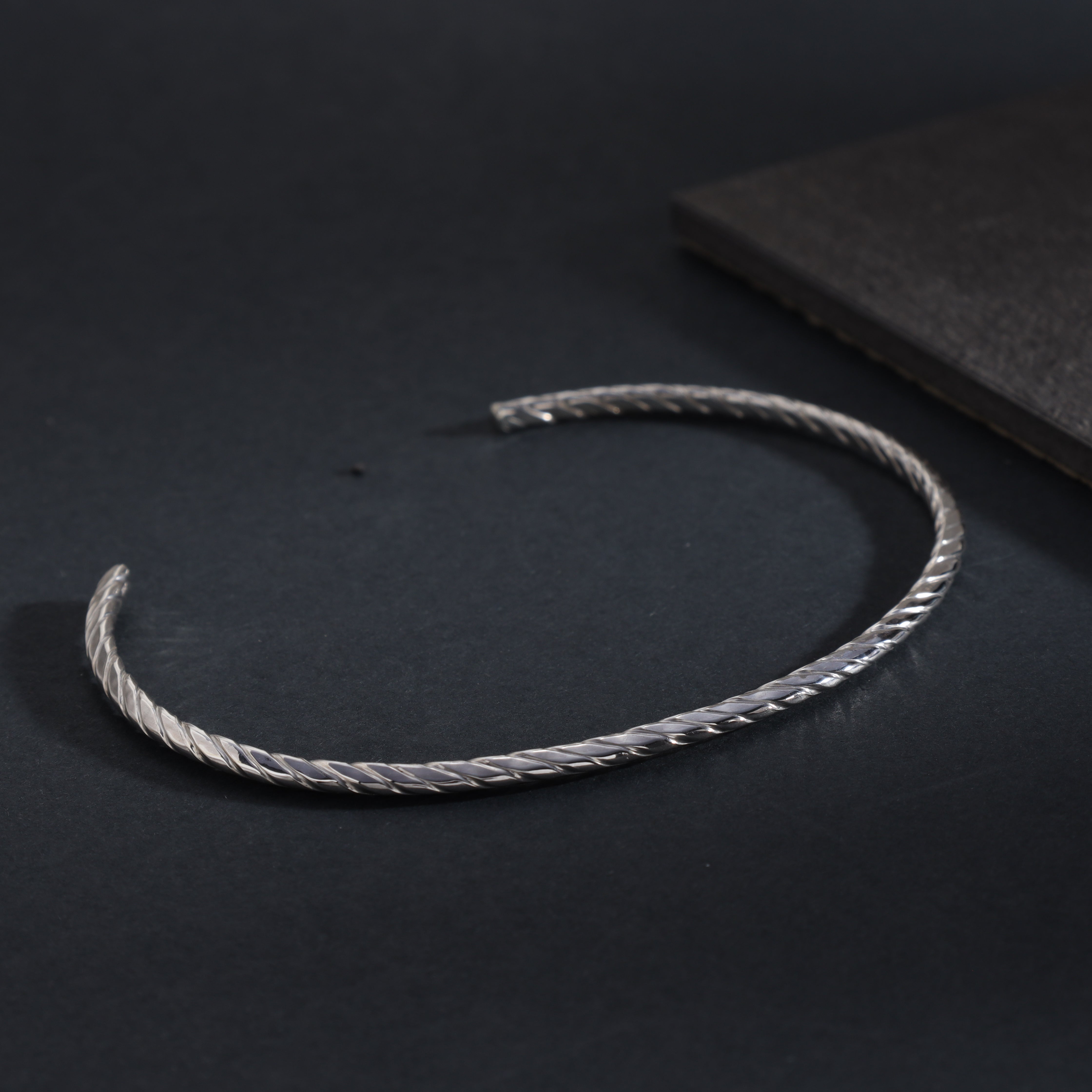 Armreif Armband 2,5mm breite aus 925 Sterling Silber - Taipan Schmuck