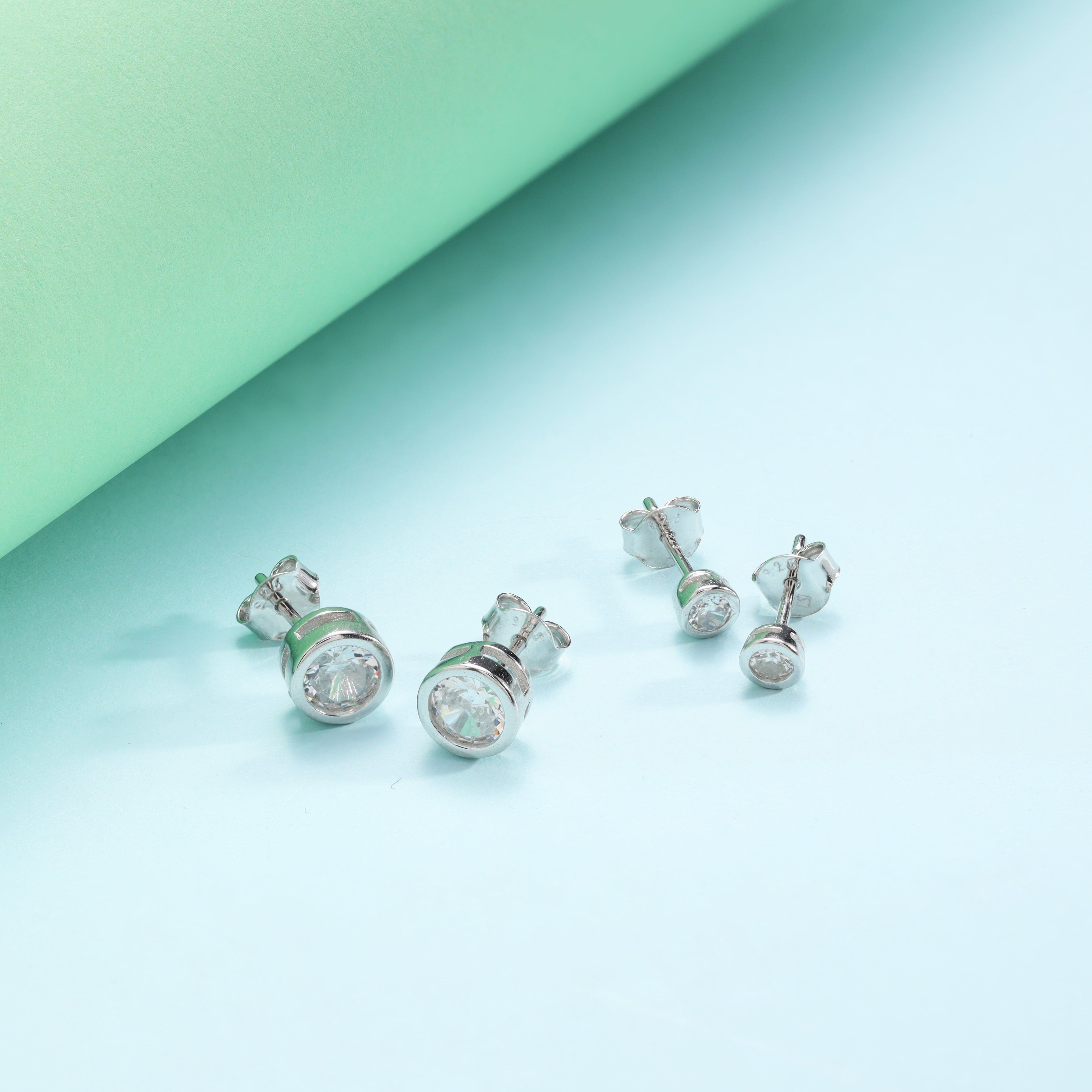 Damen 2er Set Ohrringe aus 925 Sterlingsilber - Taipan Schmuck