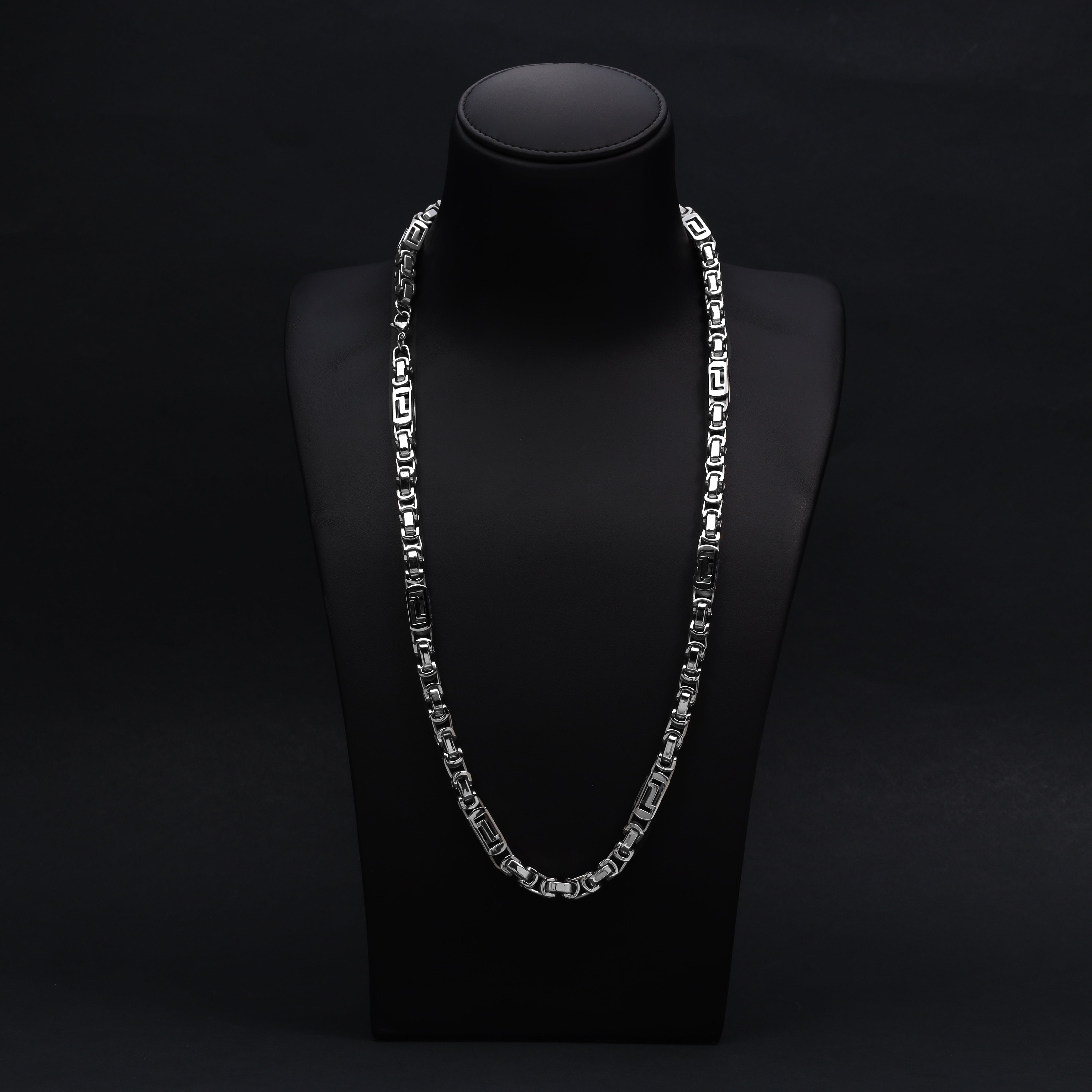 8mm Design Königskette aus Edelstahl - Taipan Schmuck