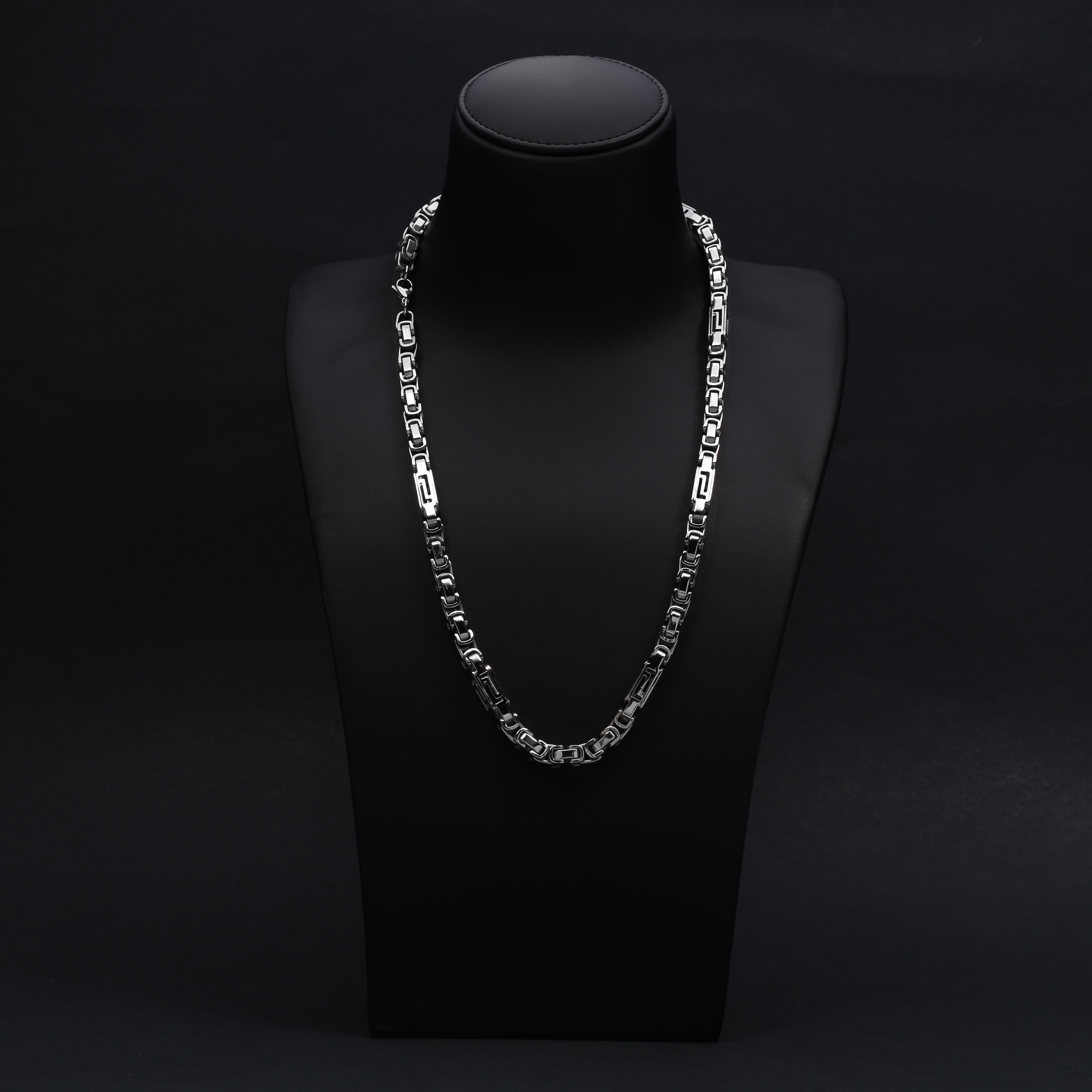 8mm Design Königskette aus Edelstahl - Taipan Schmuck