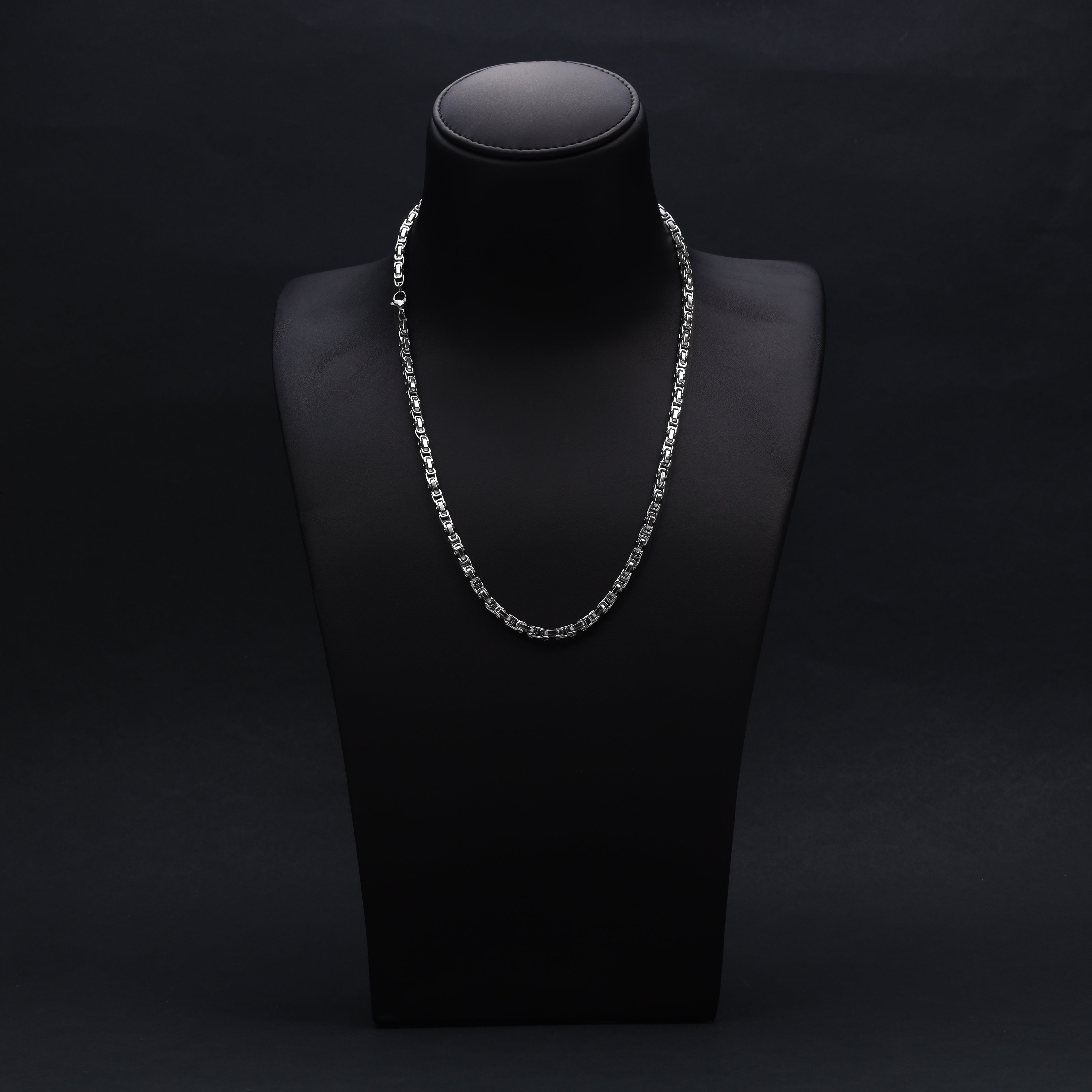 Königskette 4mm breit aus Edelstahl - Taipan Schmuck