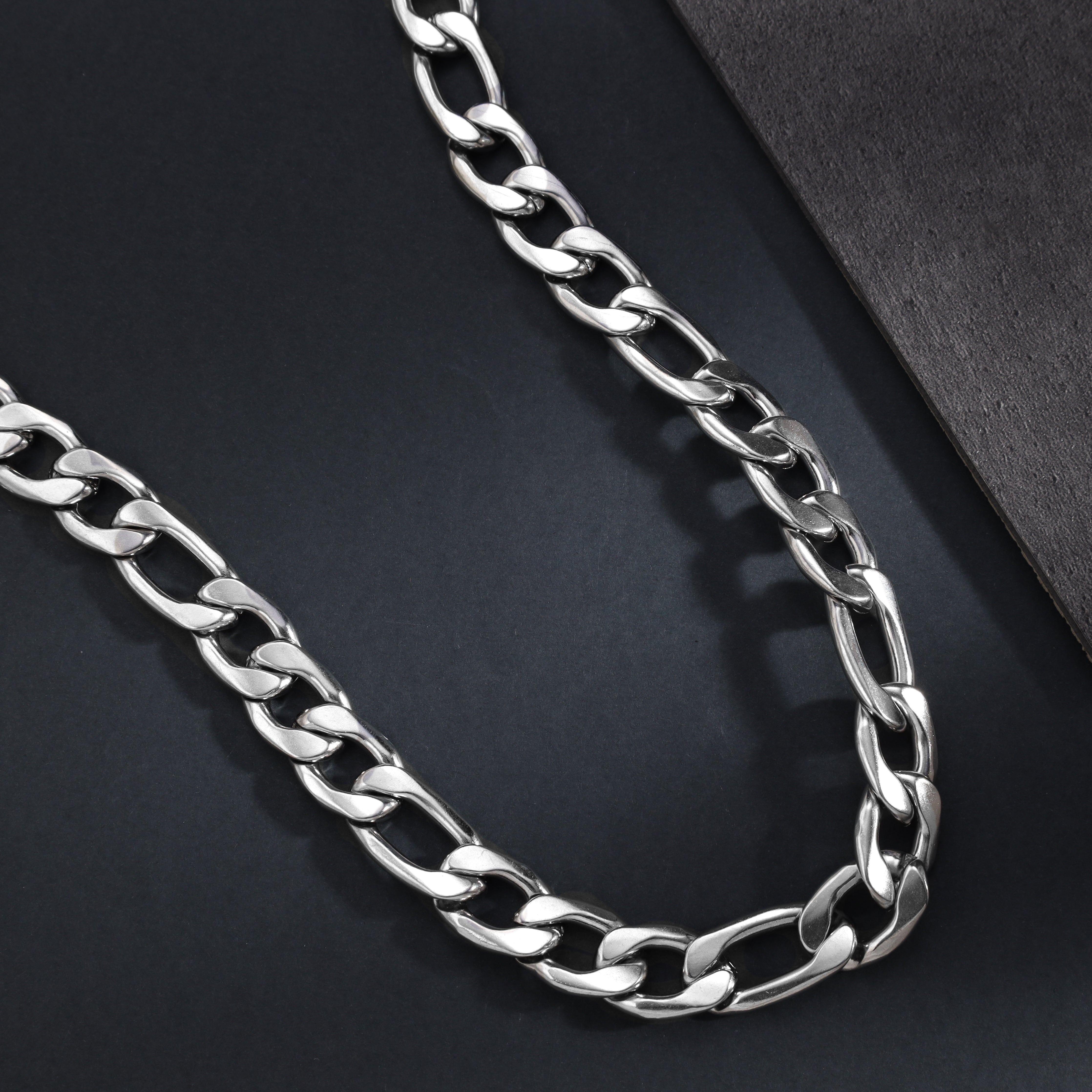 Massiv 15mm Figarokette aus Edelstahl - Taipan Schmuck
